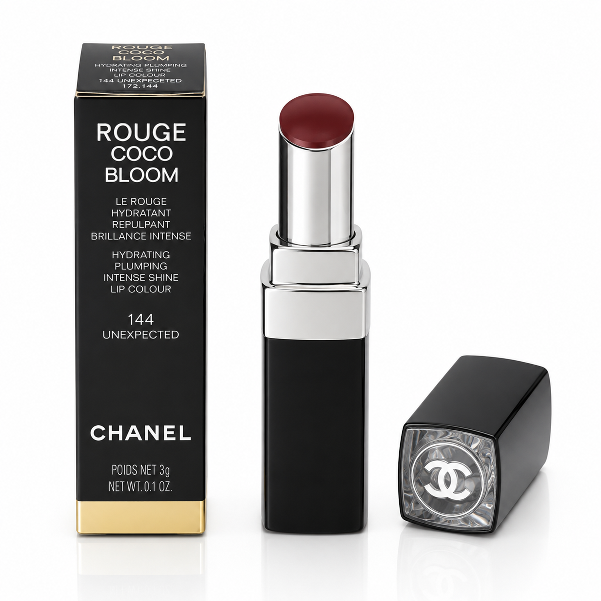 Chanel Rouge Coco Bloom Lippenstift 3g Unexpected 144