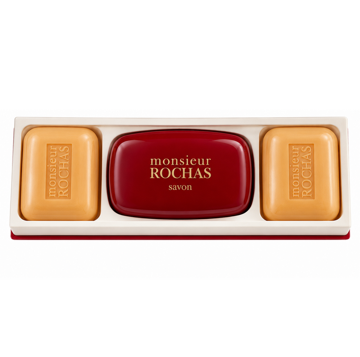 Rochas monsieur savon Soap Seife 3 Stück