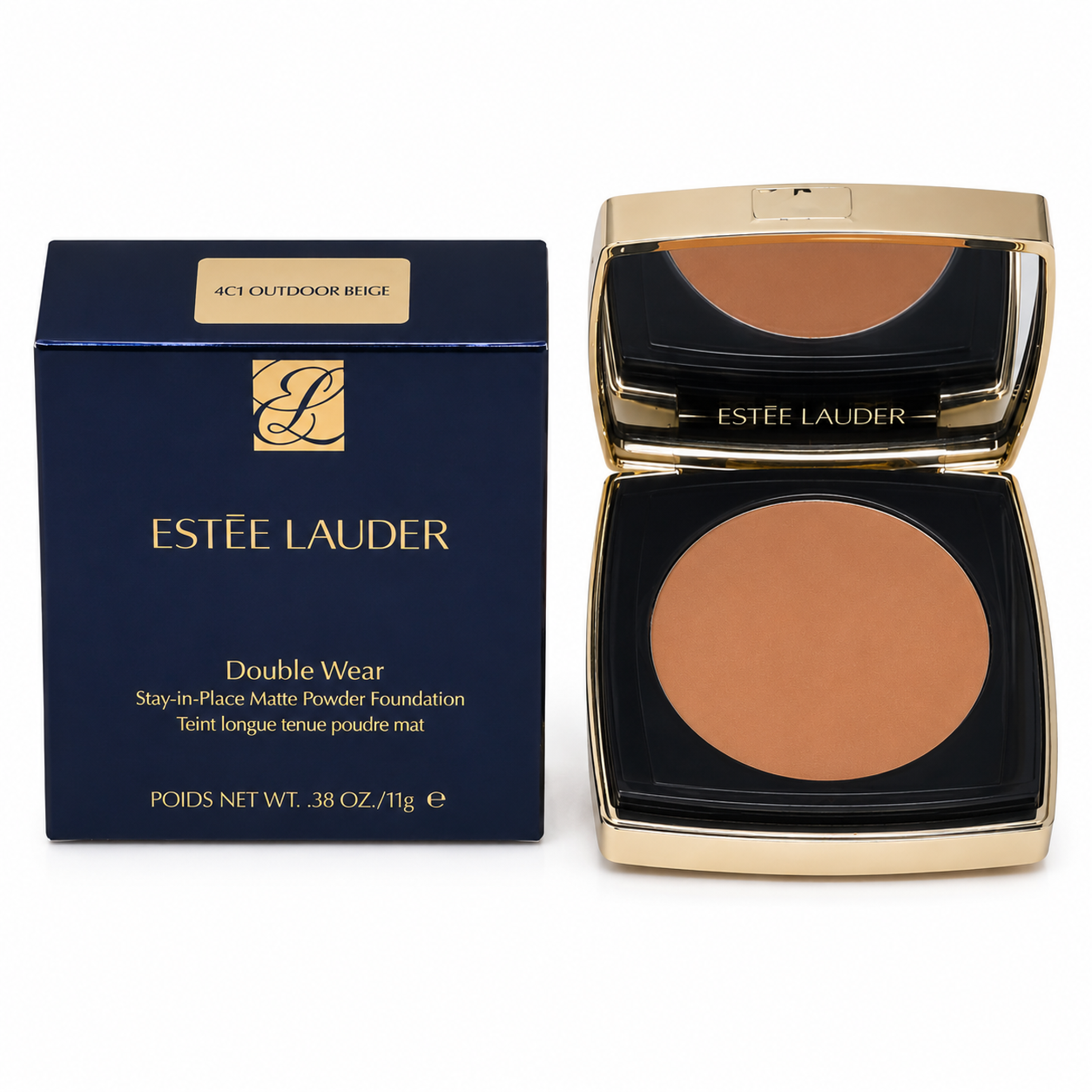Estee Lauder Double Wear Stay-in-Place Matte Powder Foundation 4C1 Outdoor Beige