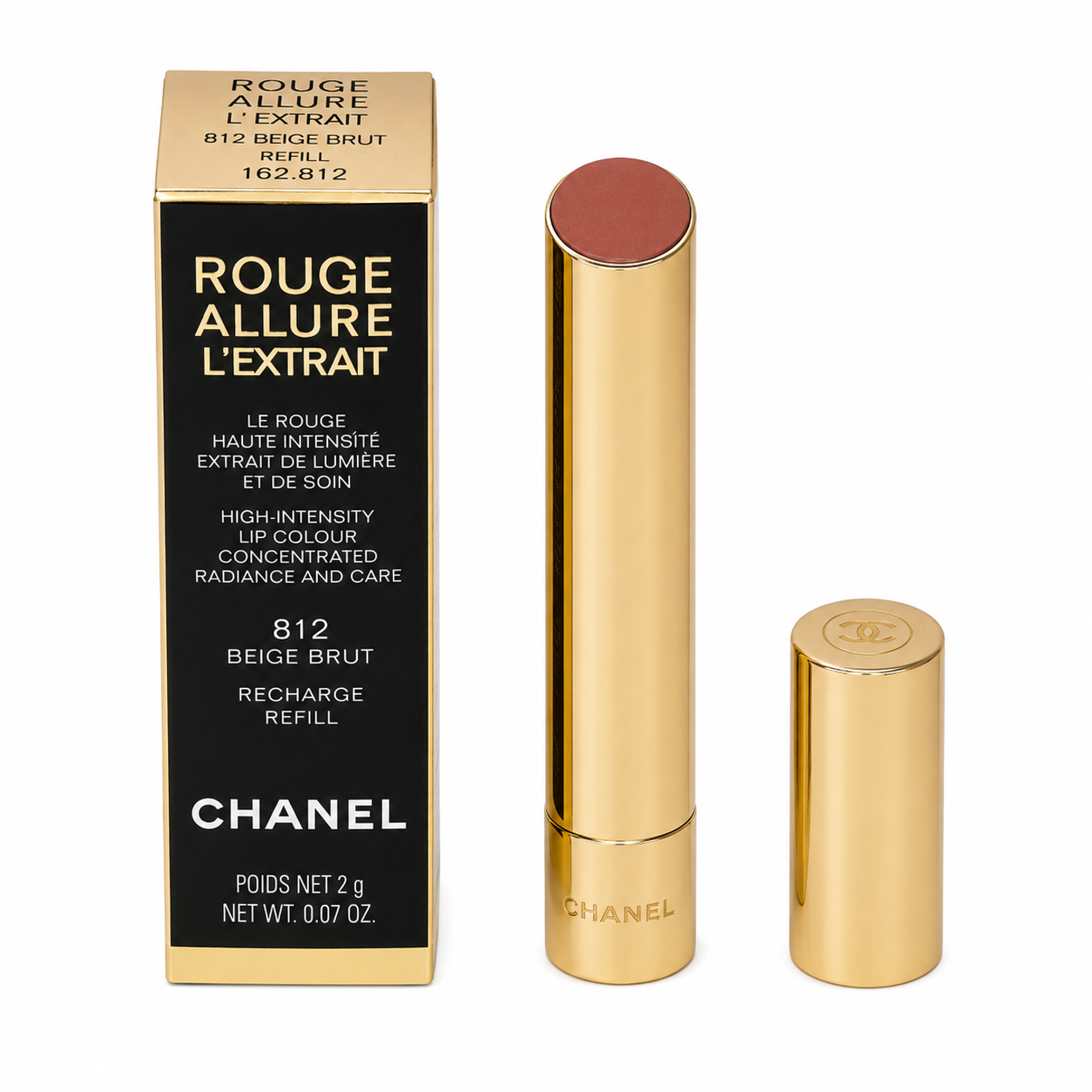 Chanel Rouge Allure L'Extrait nachfüllbare stift 812 Beige Brut 2g
