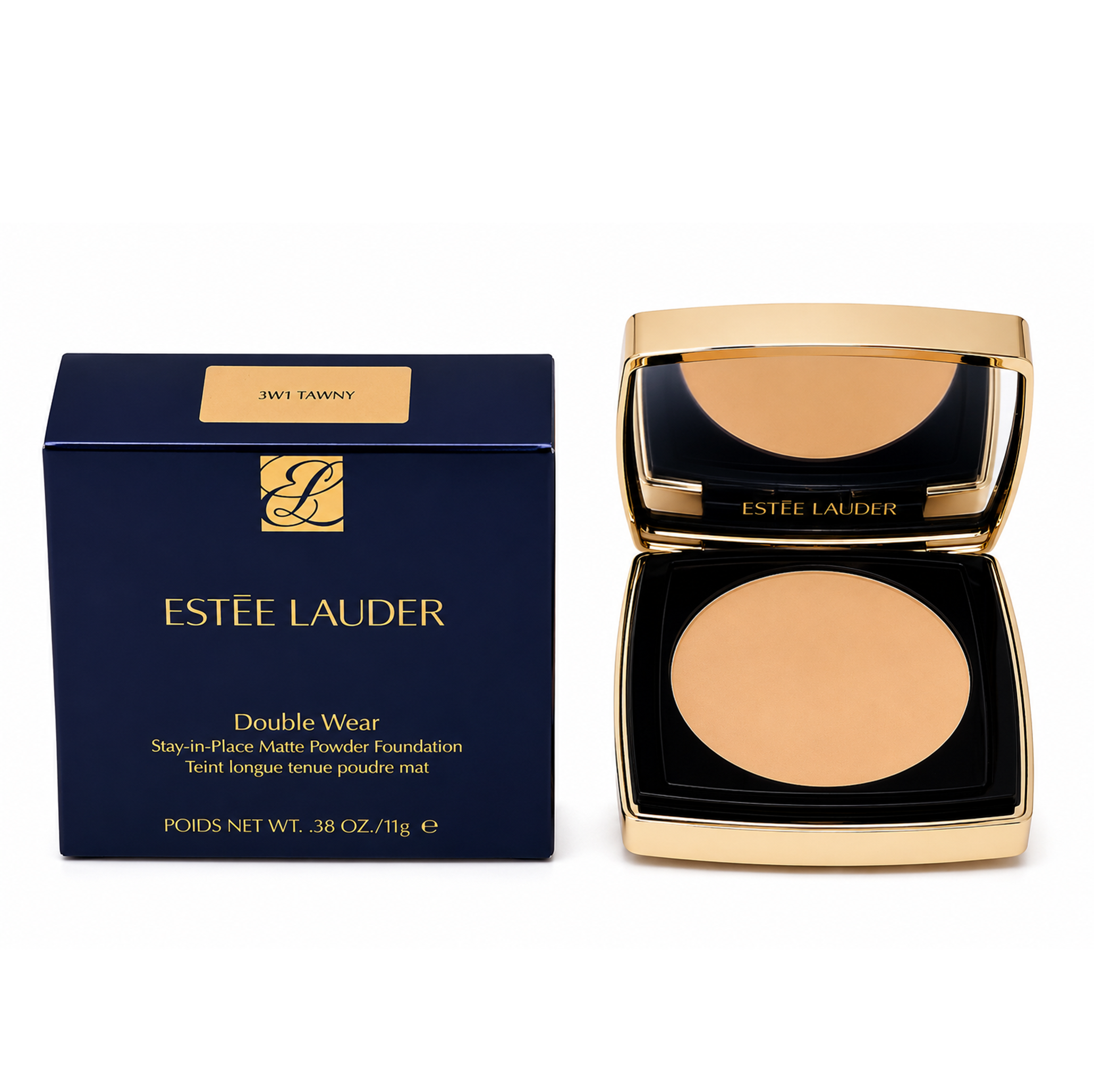 Estee Lauder Double Wear  Matte Powder Foundation Tawny 3w1