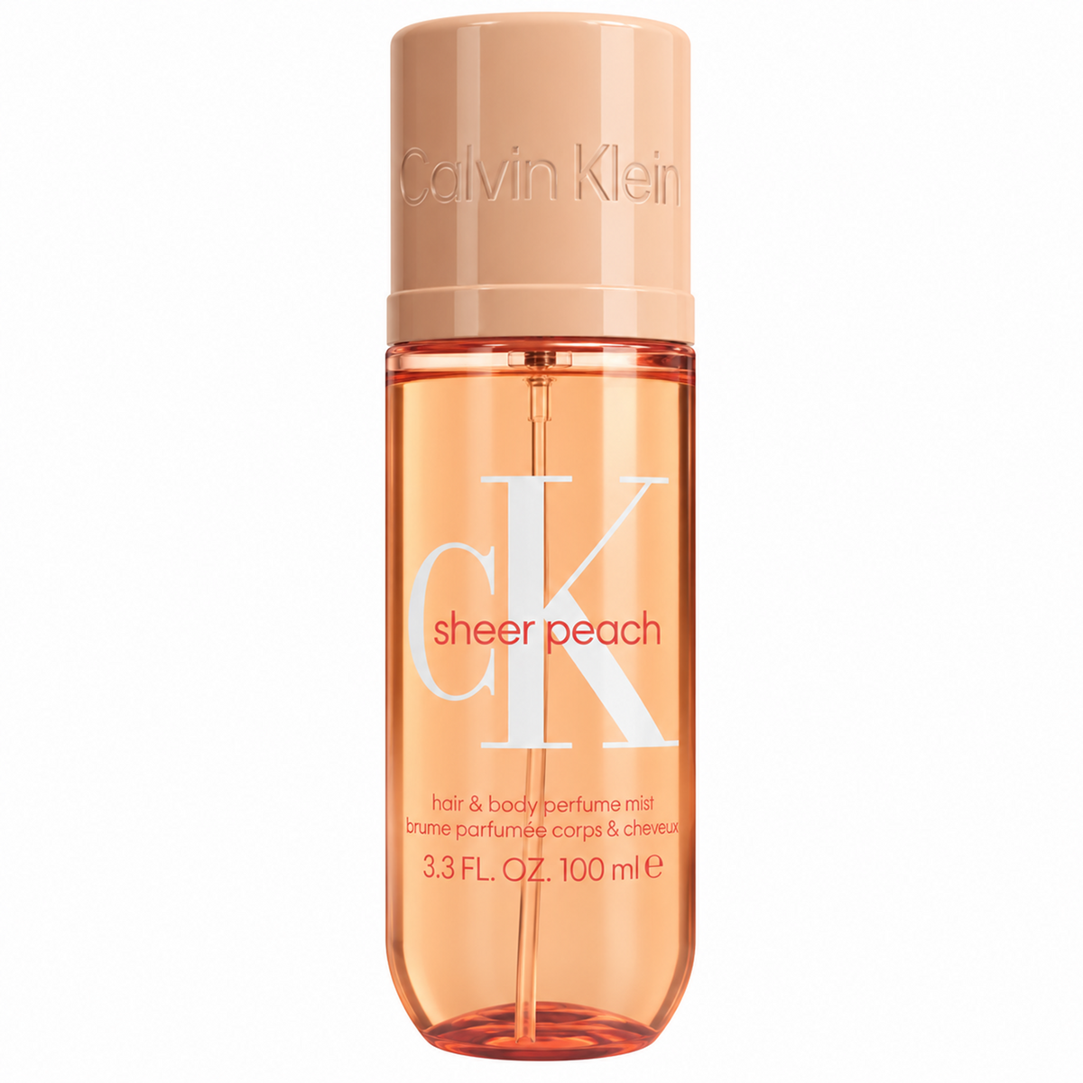 Calvin Klein Sheer Peach Hair & Body Perfume Mist 100 ml