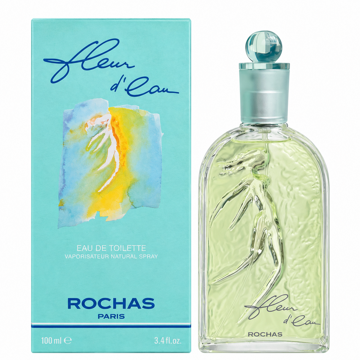 Rochas Fleur d'eau Eau de Toilette Spray 100ml