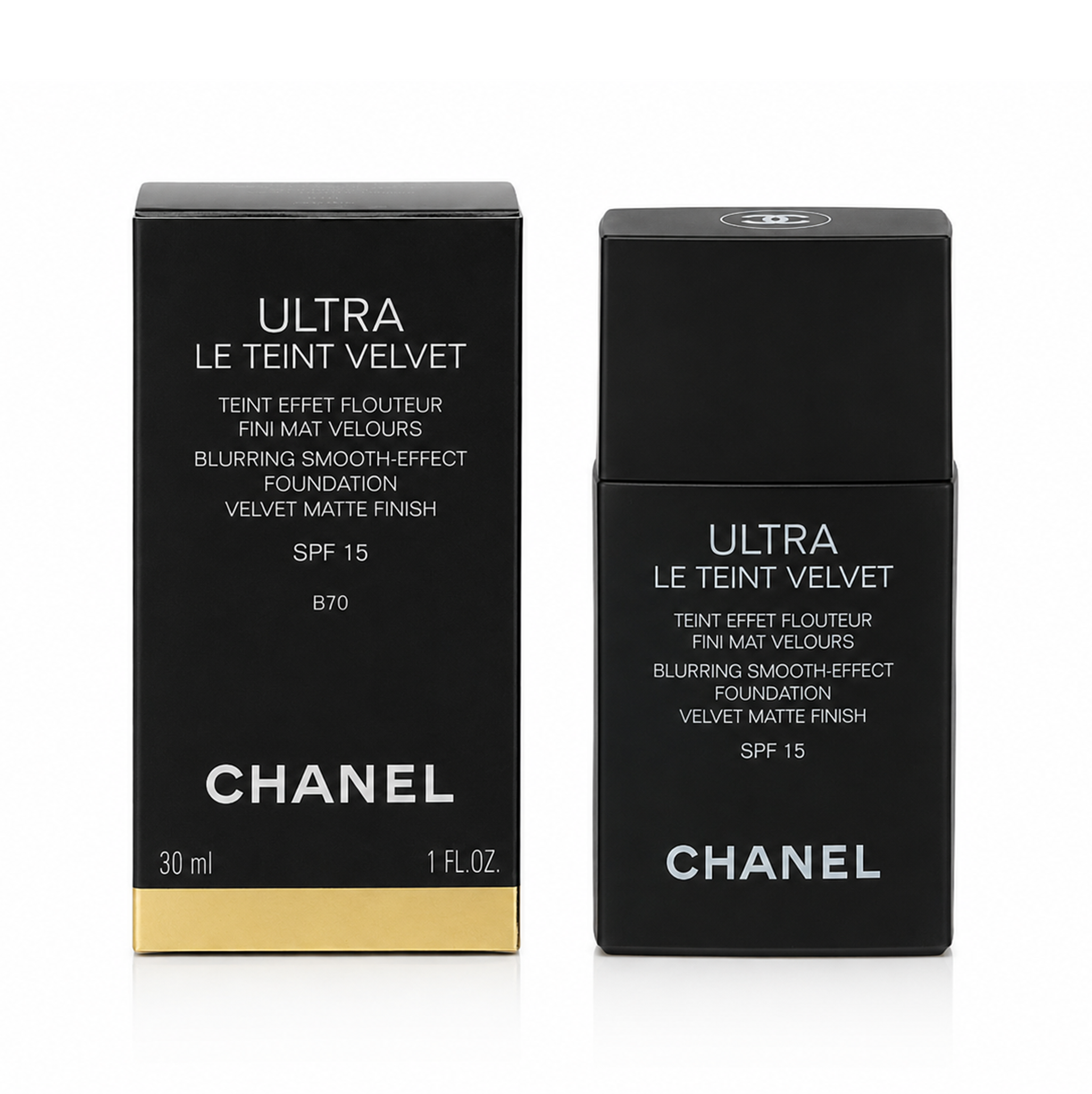 Chanel Le Teint Velvet Matte Finish Foundation 30 ml SPF 15 B70