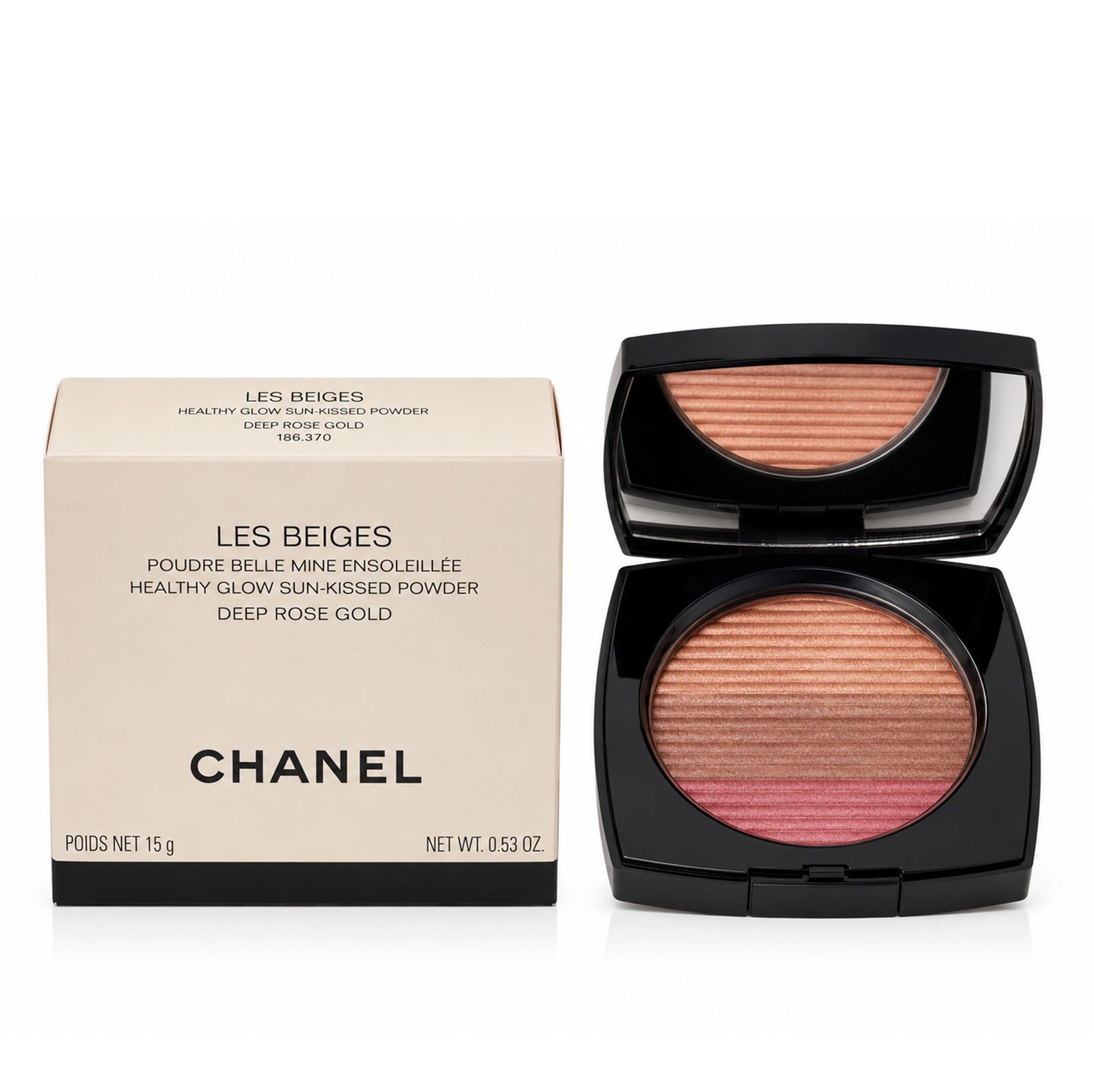 Chanel Les Beiges Healthy Glow Sun-Kissed Puder 15g Deep Rose Gold