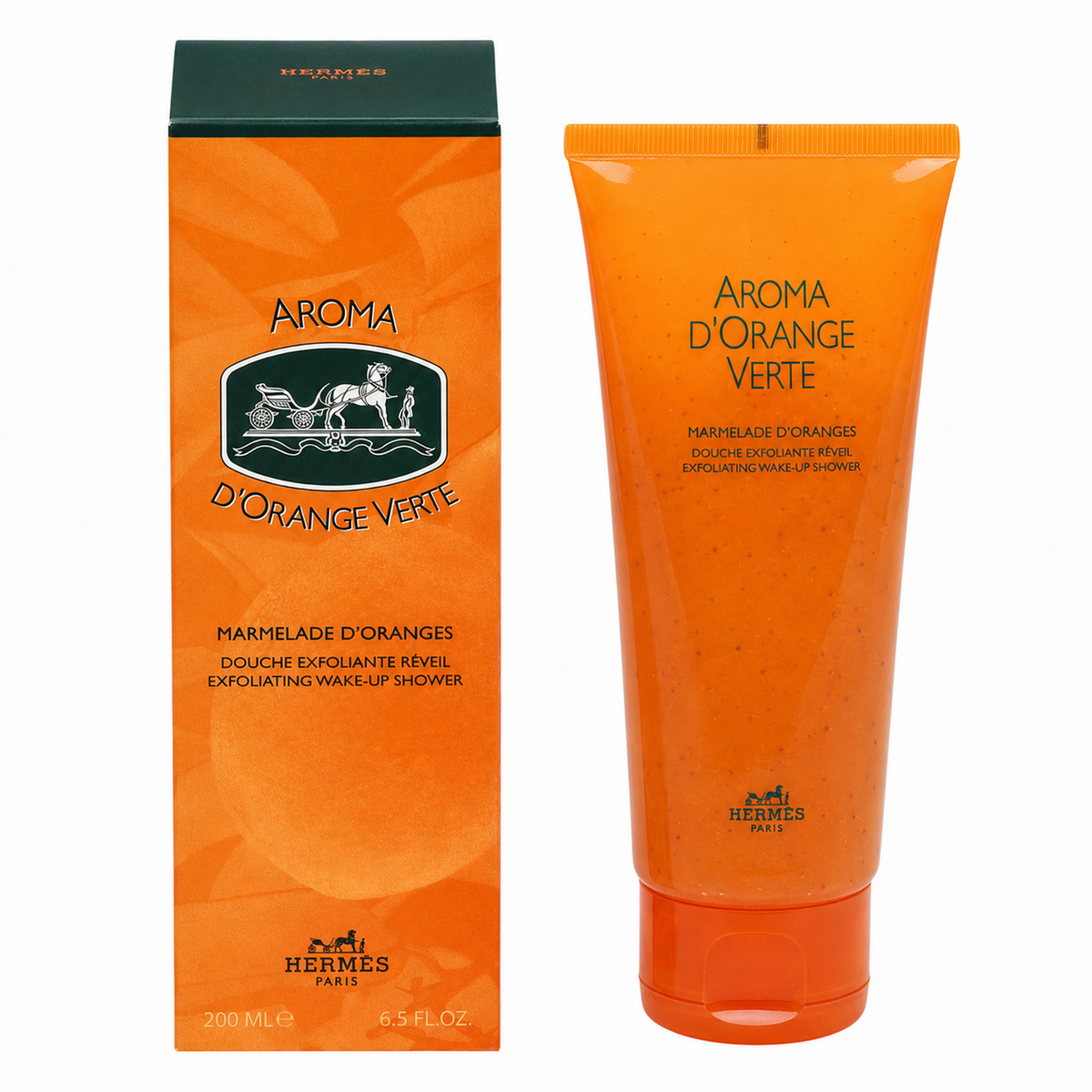 HERMES  AROMA D‚ORANGE VERTE Marmelade shower exfoliante 200 ml
