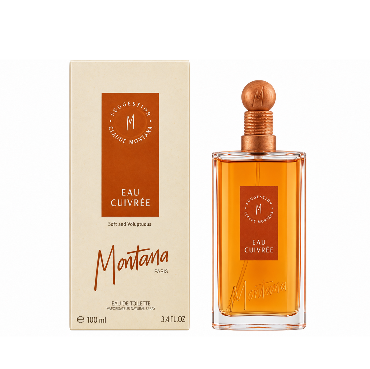 Montana Eau Cuivree Soft and Voluptuous Eau de Toilette100 ml
