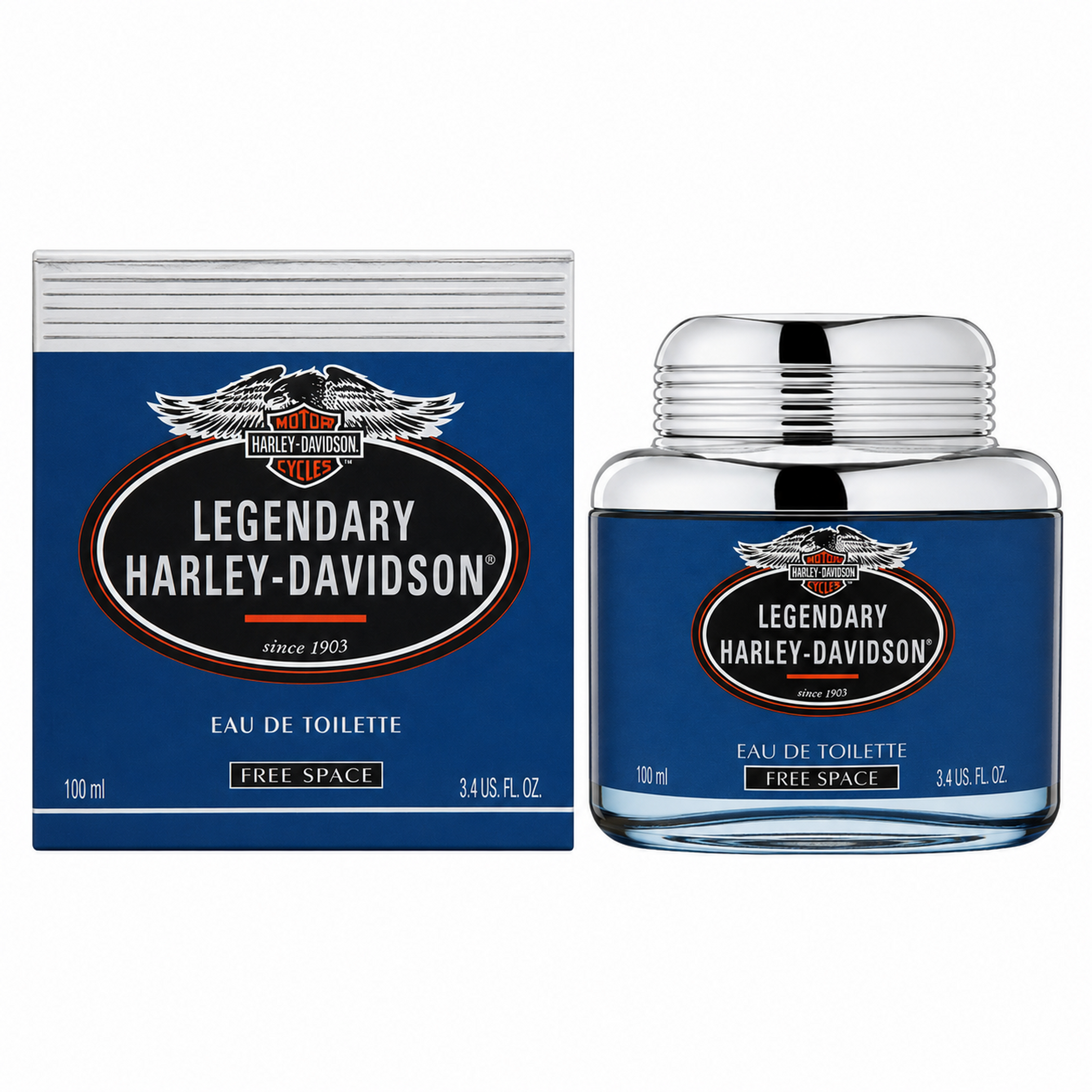 Legendary Harley Davidson Free Space Eau de Toilette Splash 100ml