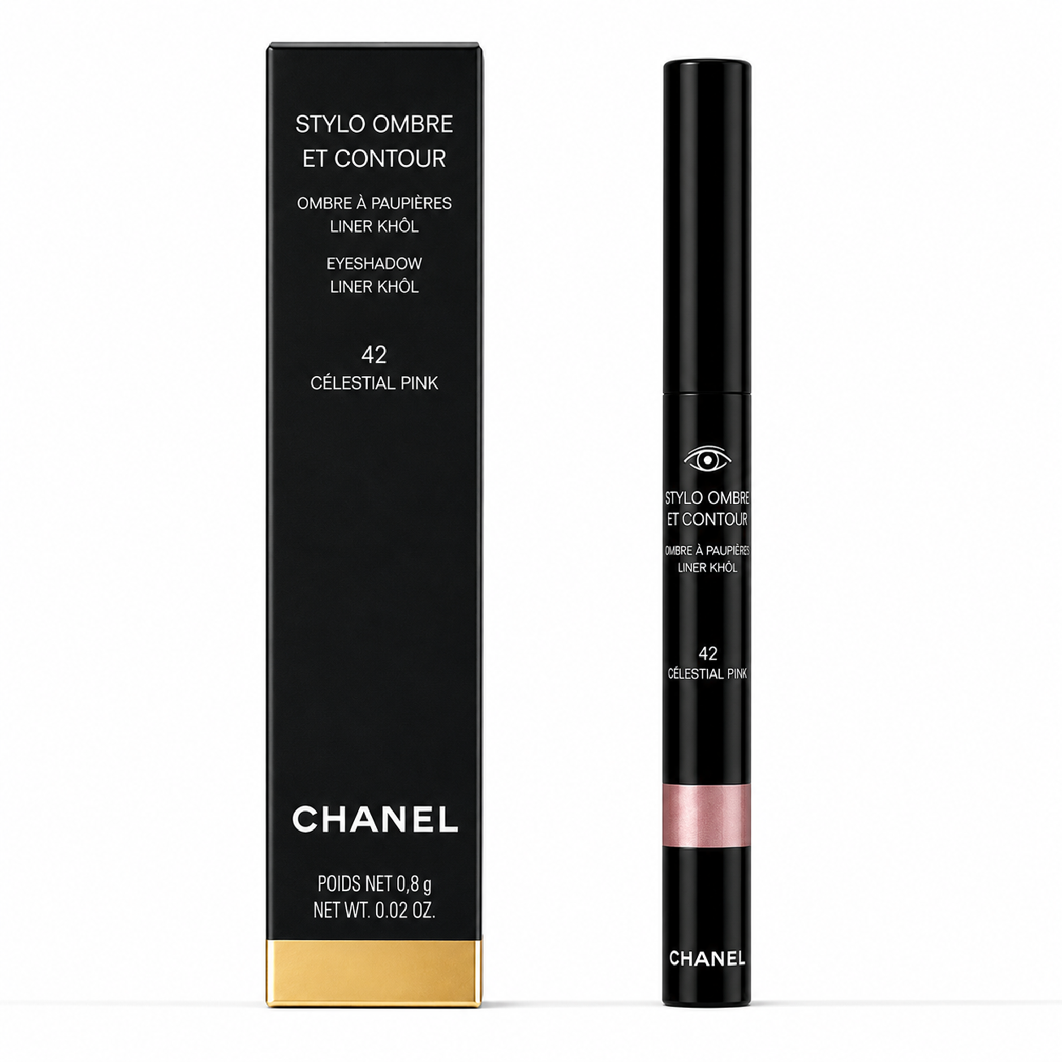 Chanel Stylo Ombre Et Contour Lidschattenstift 0,8g Celestial Pink 42