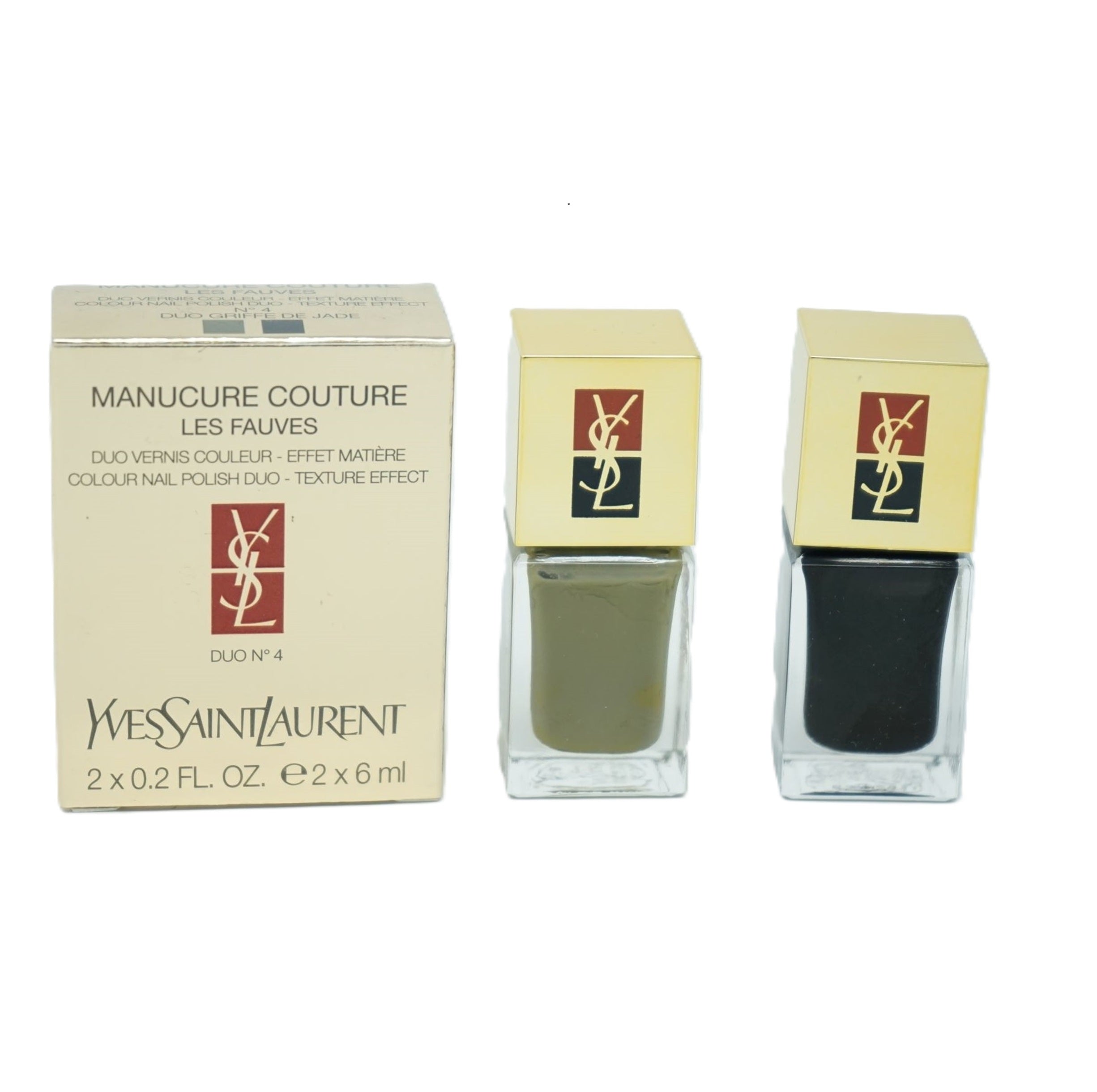 Yves Saint Laurent Manucure Couture Les Fauves Nagellack Duo-Nail  No4 Duo Griffe de Jade