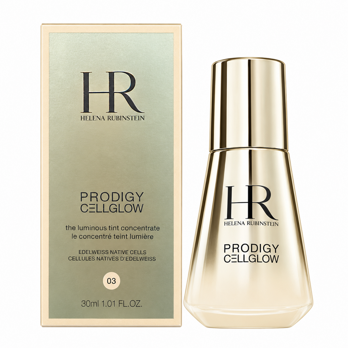 Helena Rubinstein Prodigy Cellglow 03 very light warm beige foundation 30 ml