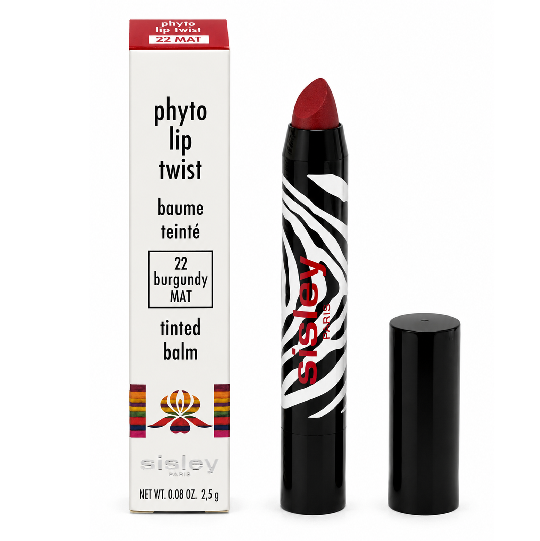 Sisley Phyto Lip Twist Tinted Balm Lippenbalsam 22 burgundy Mat
