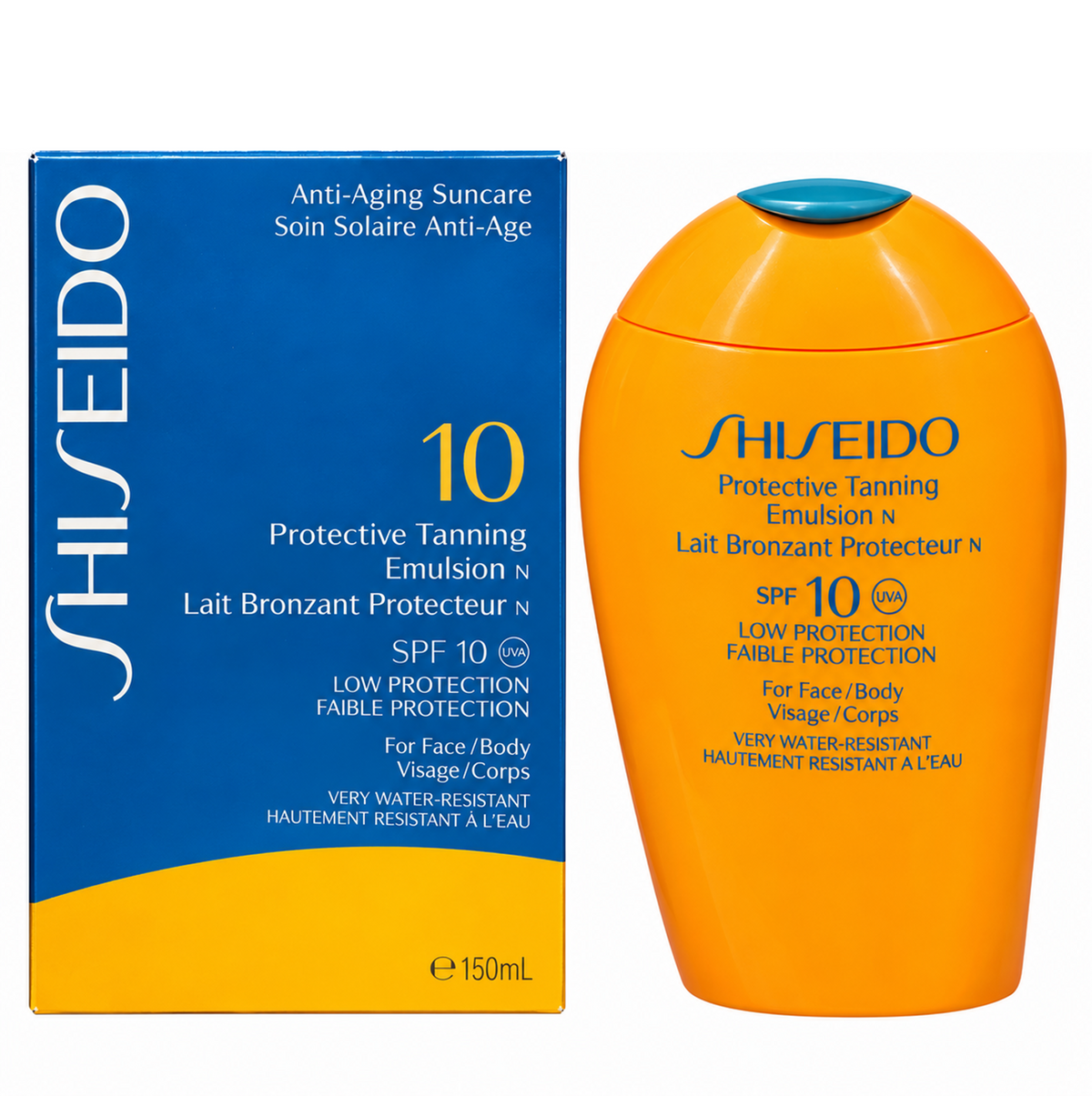Shiseido Anti-Aging Suncare SPF 10 Emulsion Für Gesicht und Körper 150ml