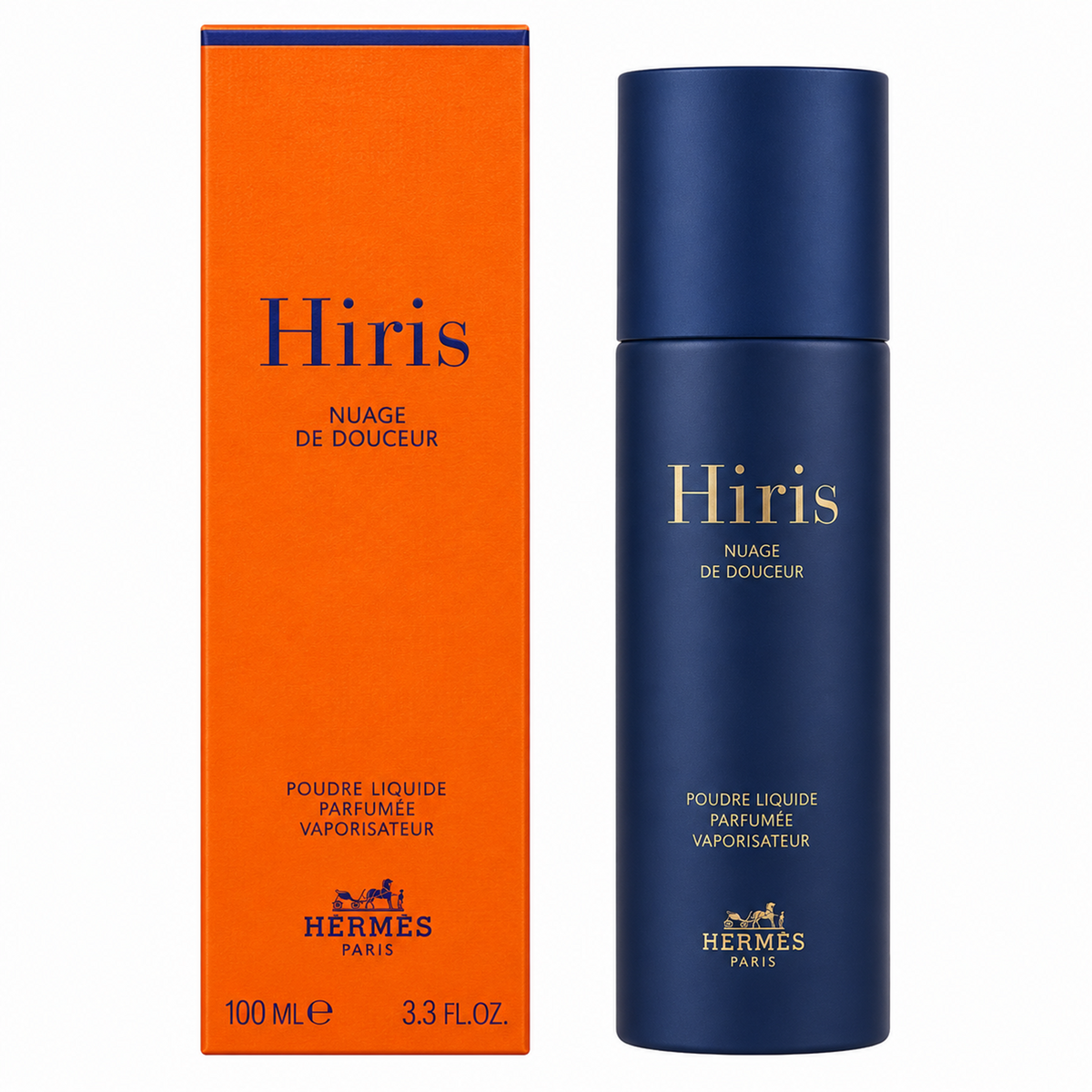HERMES HIRIS PERFUMED LIQUID POWDER SPRAY 100ml