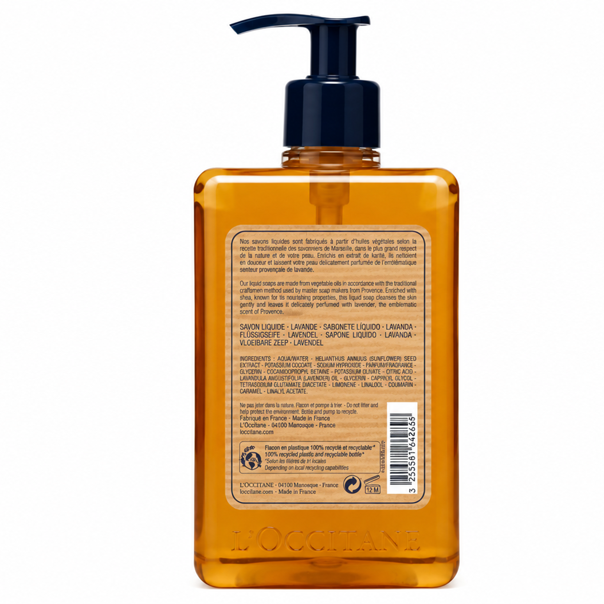 L`Occitane Hands & Body Lavender Liquid Seife 500ml