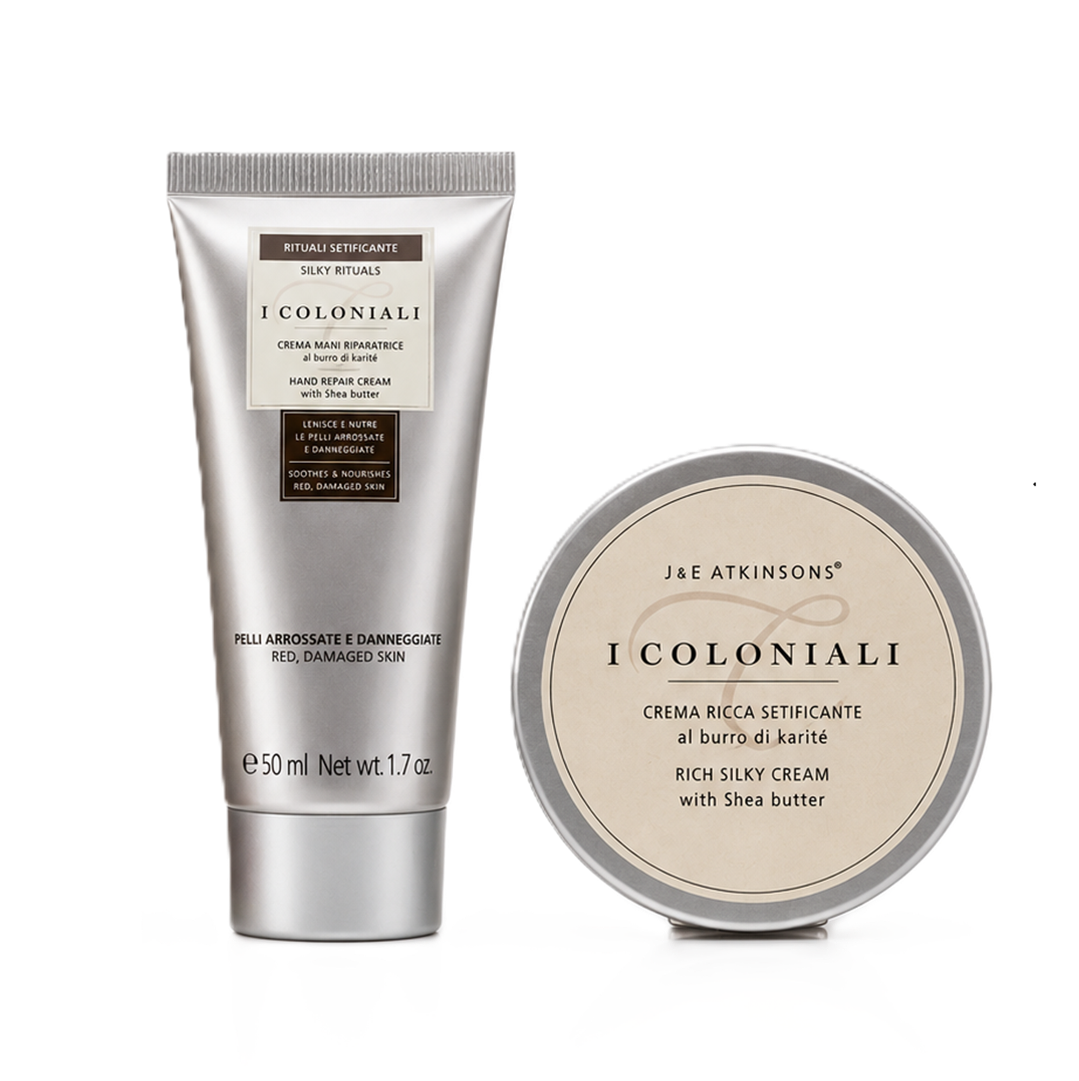 I Coloniali Body Lotion 150ml + Hand Repair Cream 50ml
