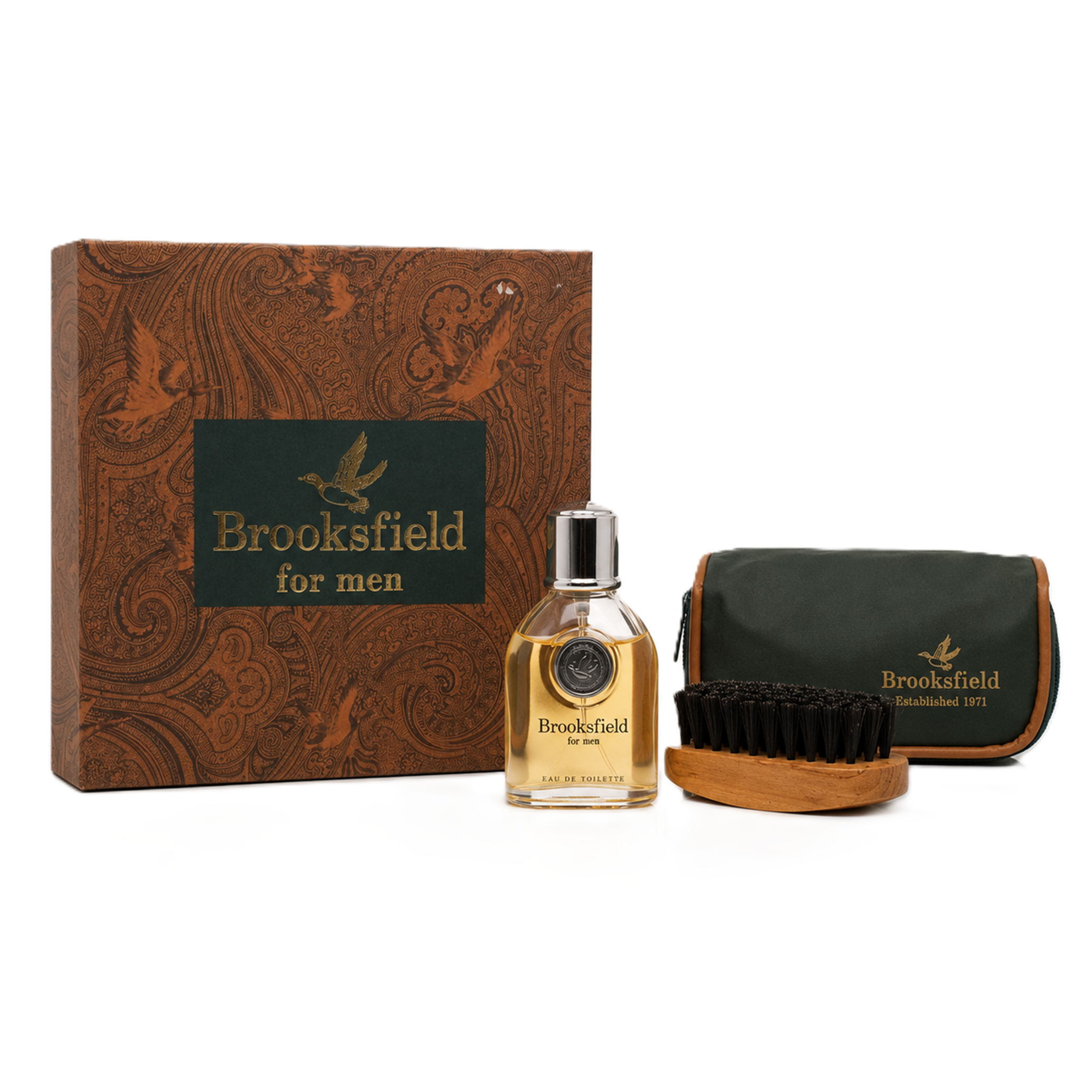 Brooksfield Travel Presige  For Man Eau de Toilette 50ml + Set pulisiscarpe