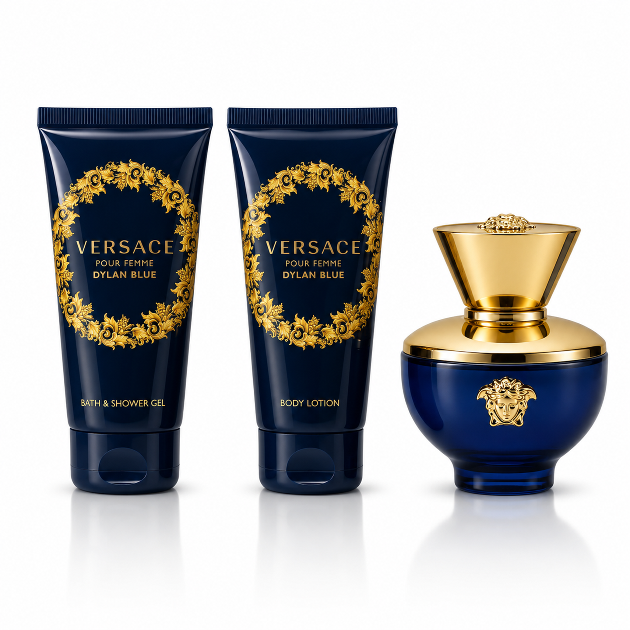 Versace Femme Dylan Blue EDP 50ml + Body Lotion 50ml + Shower Gel 50ml