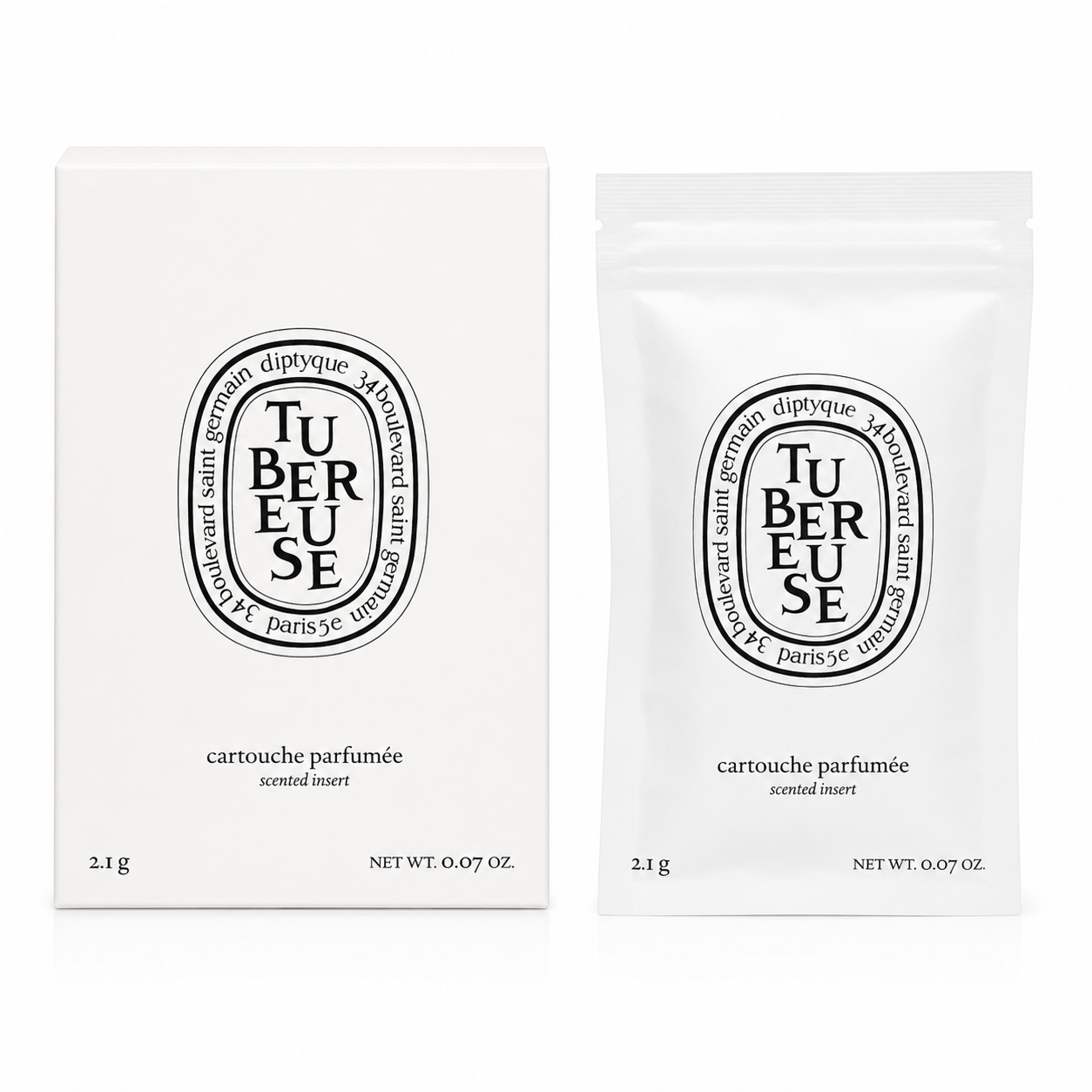 Diptyque Tubereuse cartouchr parfumee scented insert 2,1g
