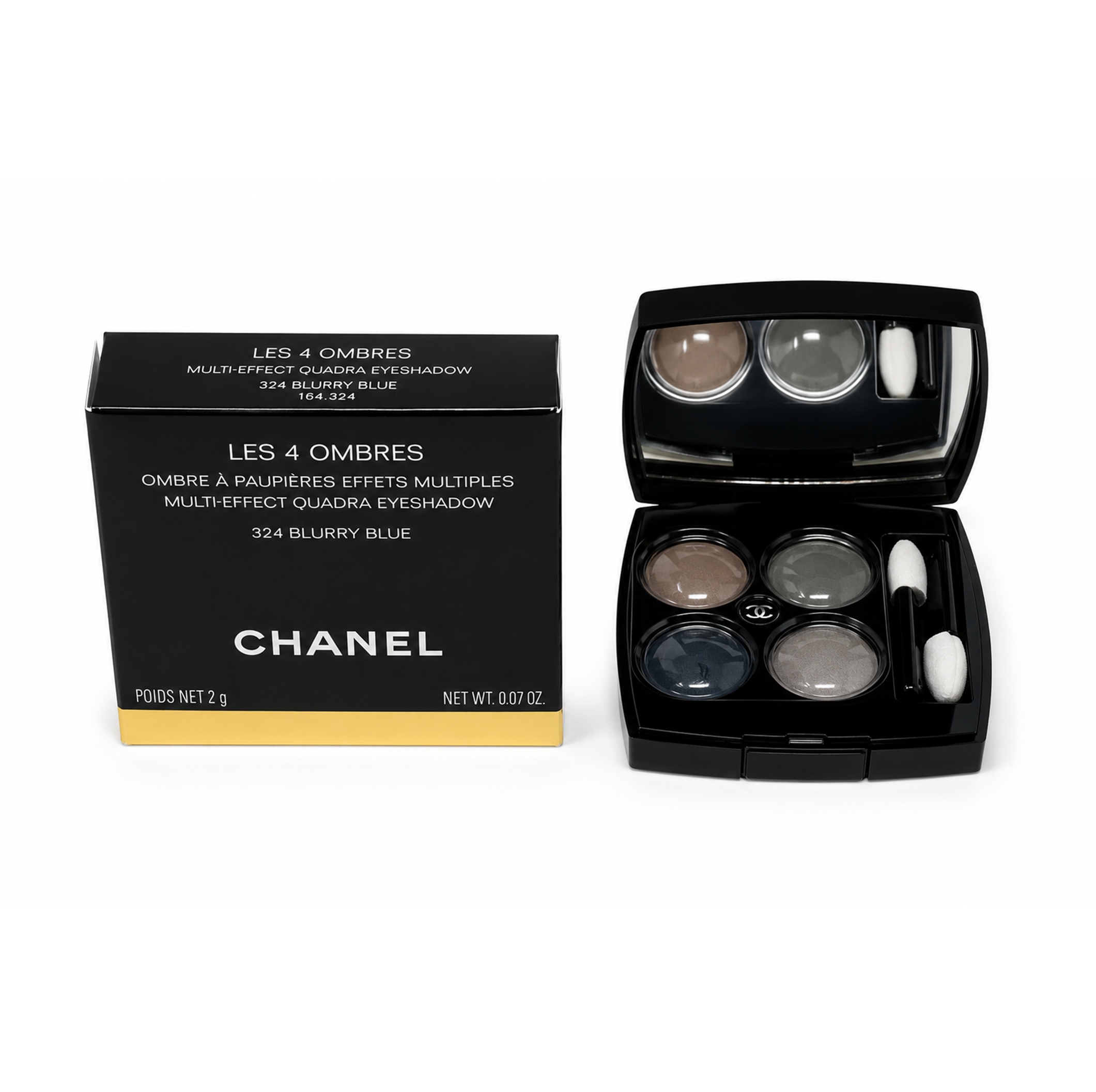 Chanel Les 4 Ombres 324 Burry Blue Eyeshadow 2g