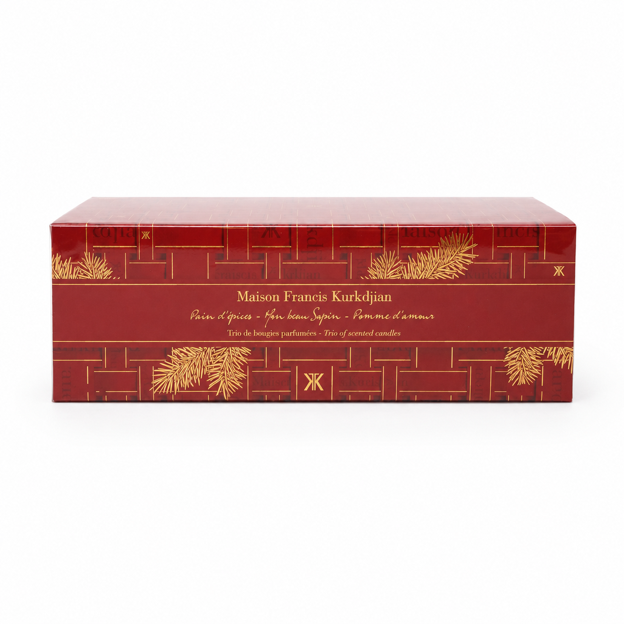Maison Francis Kurkdjian Pain d'epices - Hon beau Sapin - Pomme d'amour Candle Kerze 225g