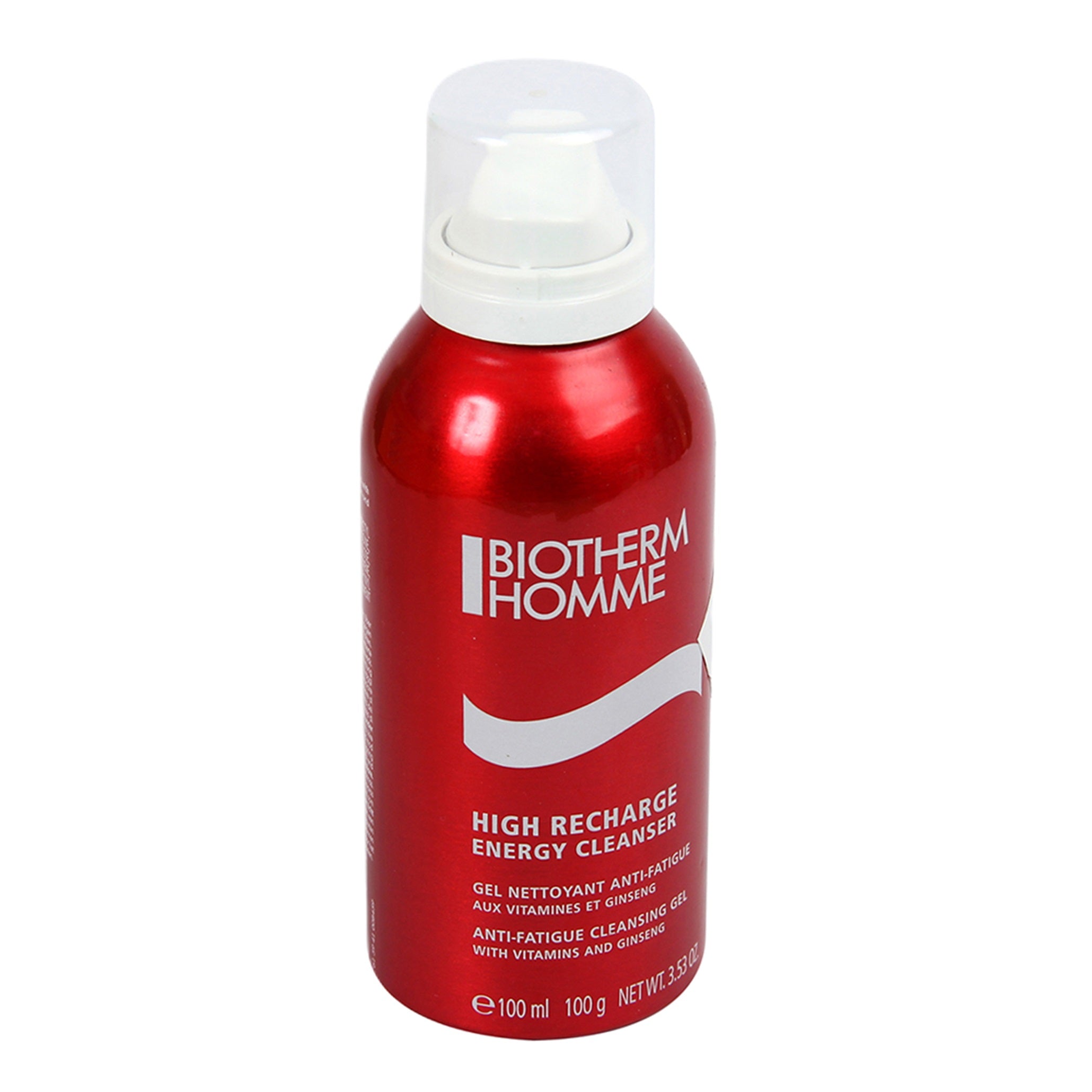BIOTHERM HOMME High Recharge energy cleanser cleansing gel 100ml