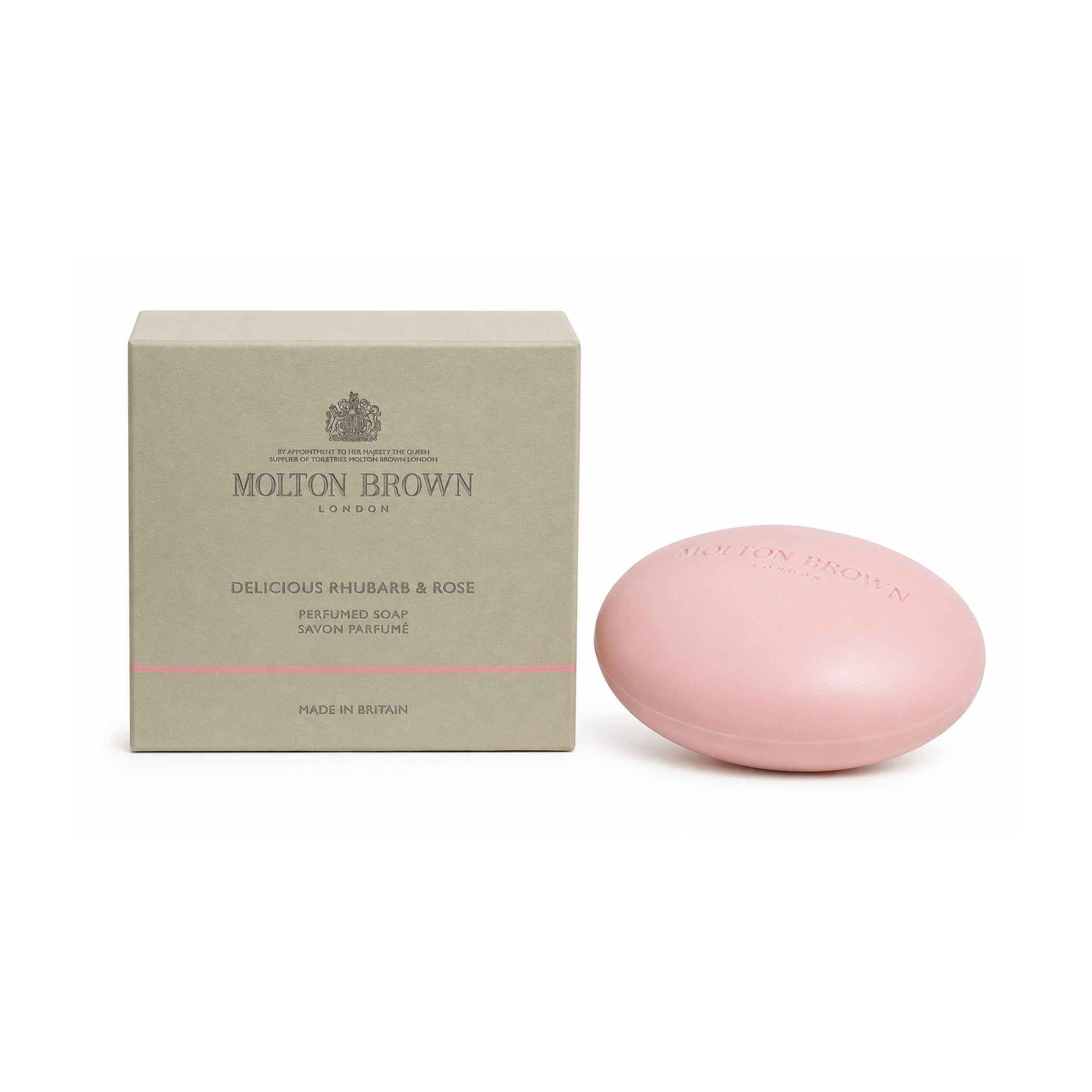Molton Brown Delicious Rhubarb & Rose Perfumed Soap Seife 150 g