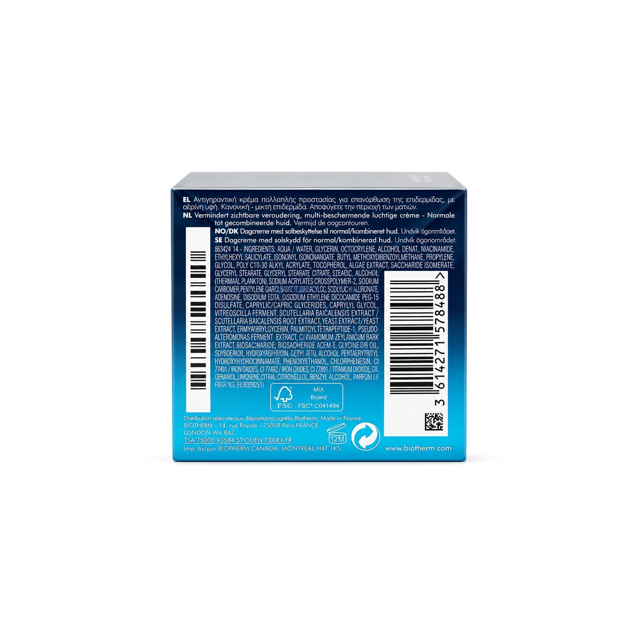 Biotherm Blue Therapy Multidefender SPF25 Anti-ageing Creme 50 ml