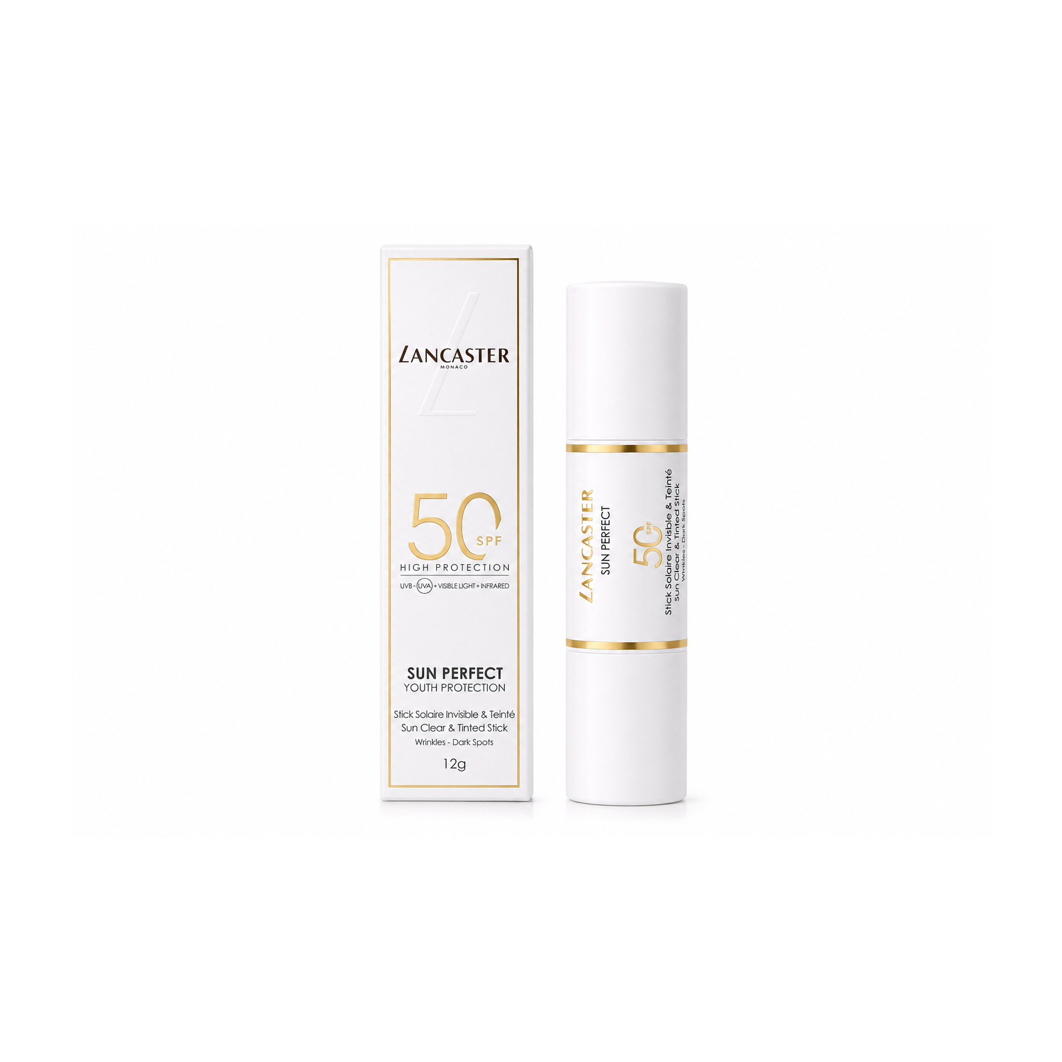 Lancaster SPF50 Sun Perfect Solaire Stick Dark Sports 12g