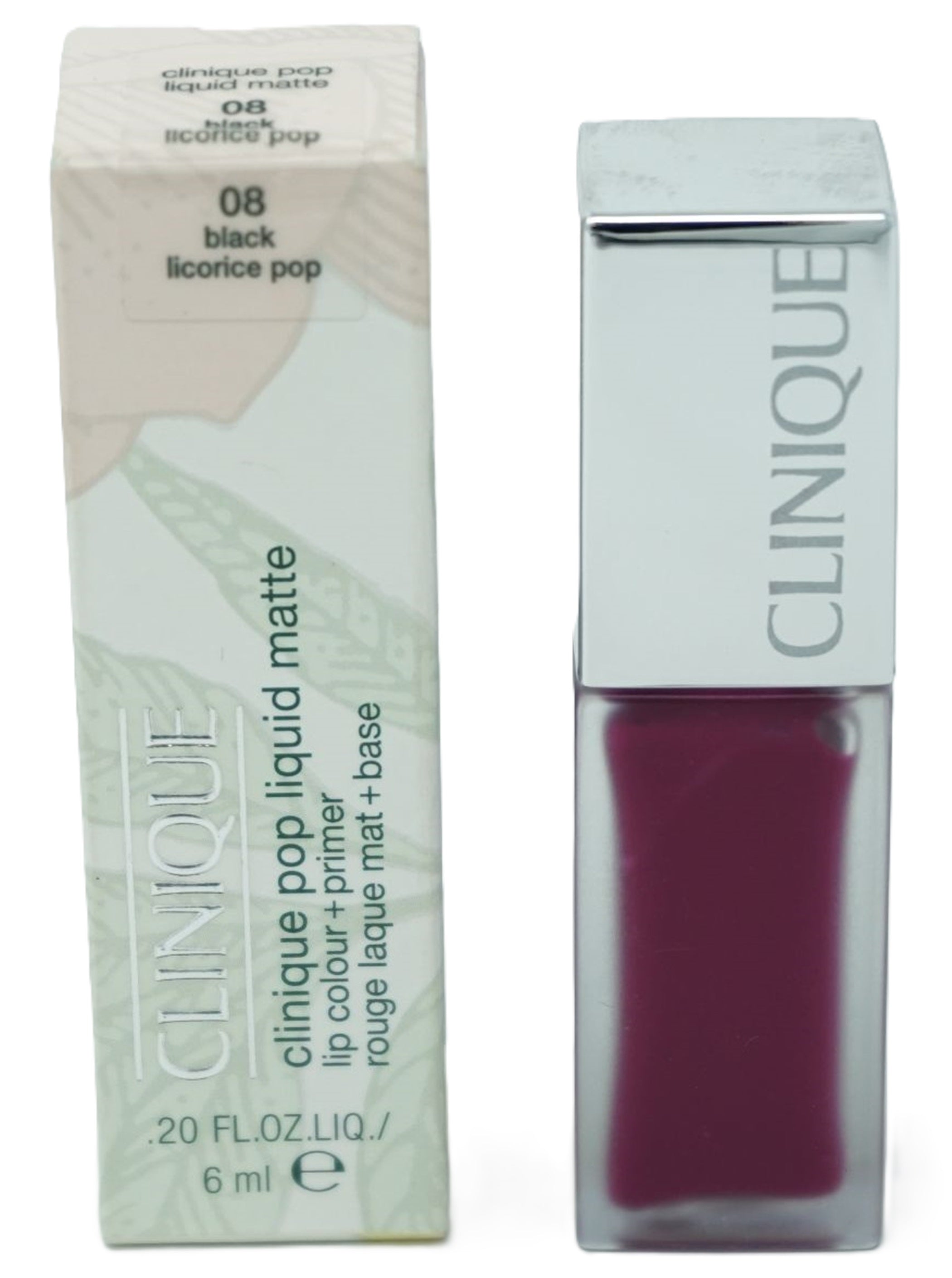 Clinique Pop Matte Lip Colour Lippenstift  6ml/ 08 Black