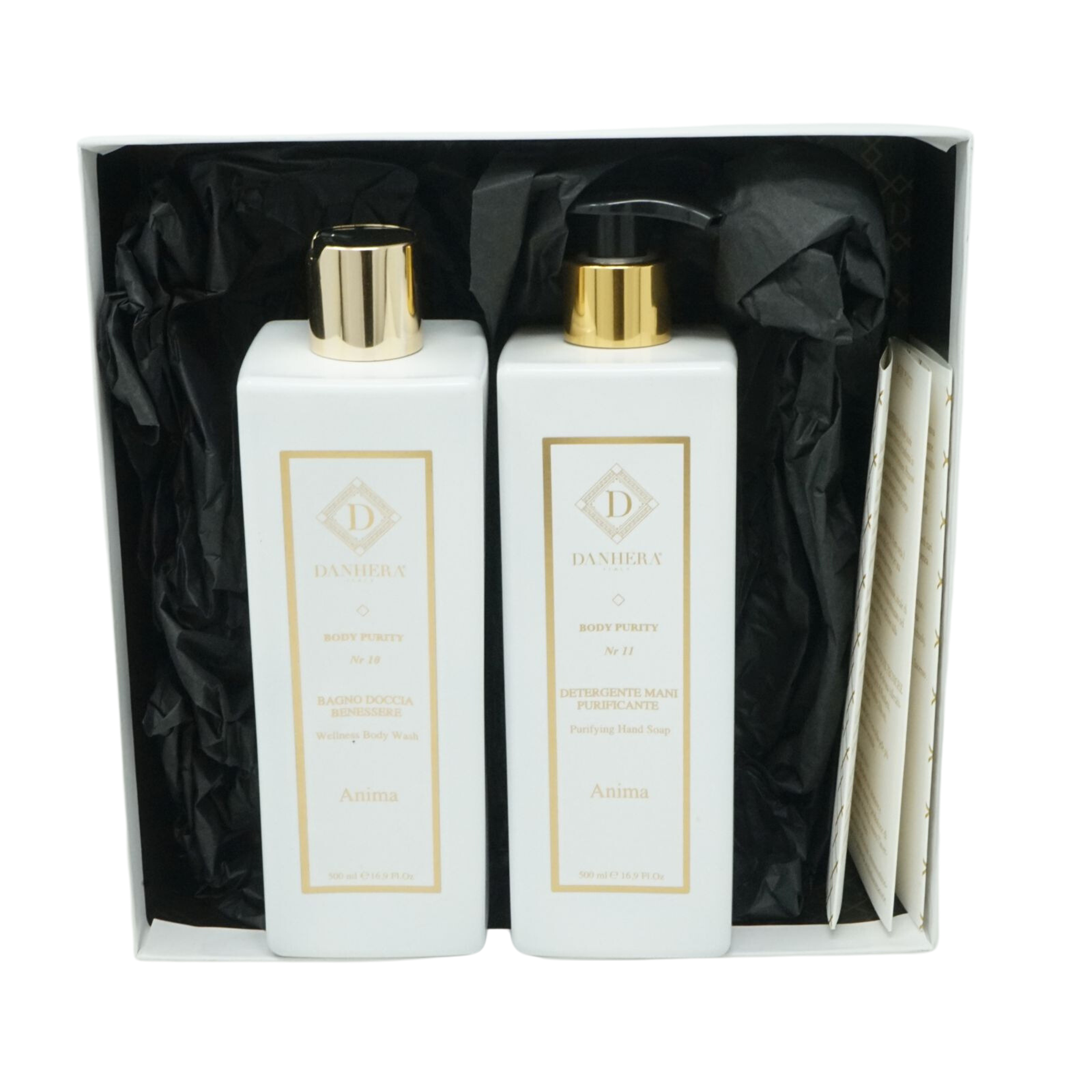 Danhera Gift Boy Body Puity Anima Shower 500ml + Body Cream 250ml + Hand Soap 500ml + Hand Cream 100ml