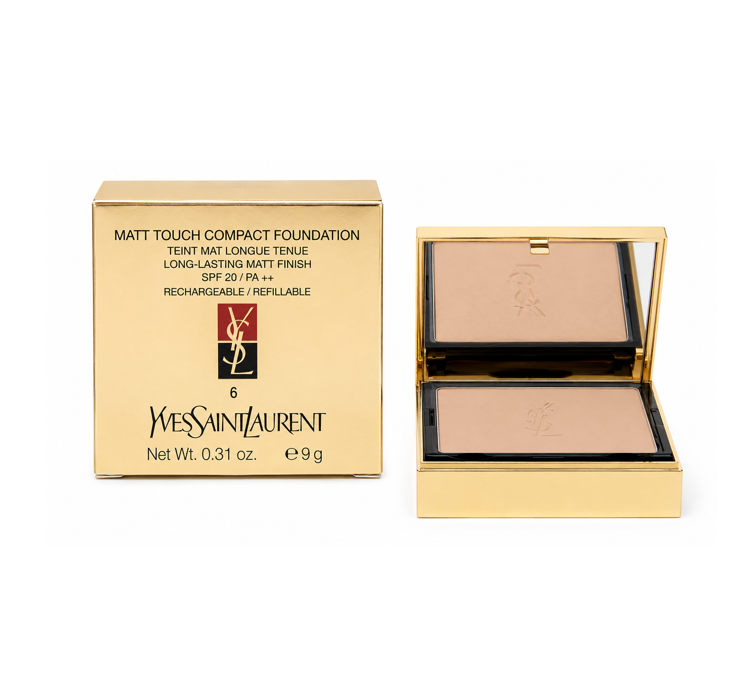 Yves Saint Laurent Matt Touch Compact Foundation SPF20 Refill 6