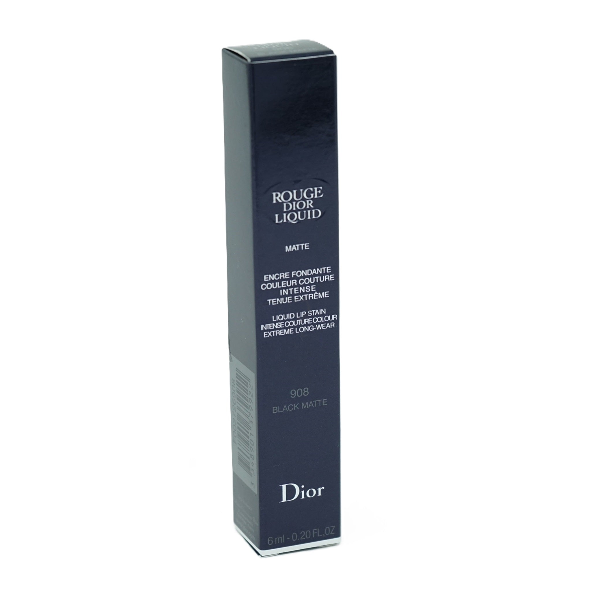 Dior Rouge Liquid Matte Lipstick 908 Black Matte