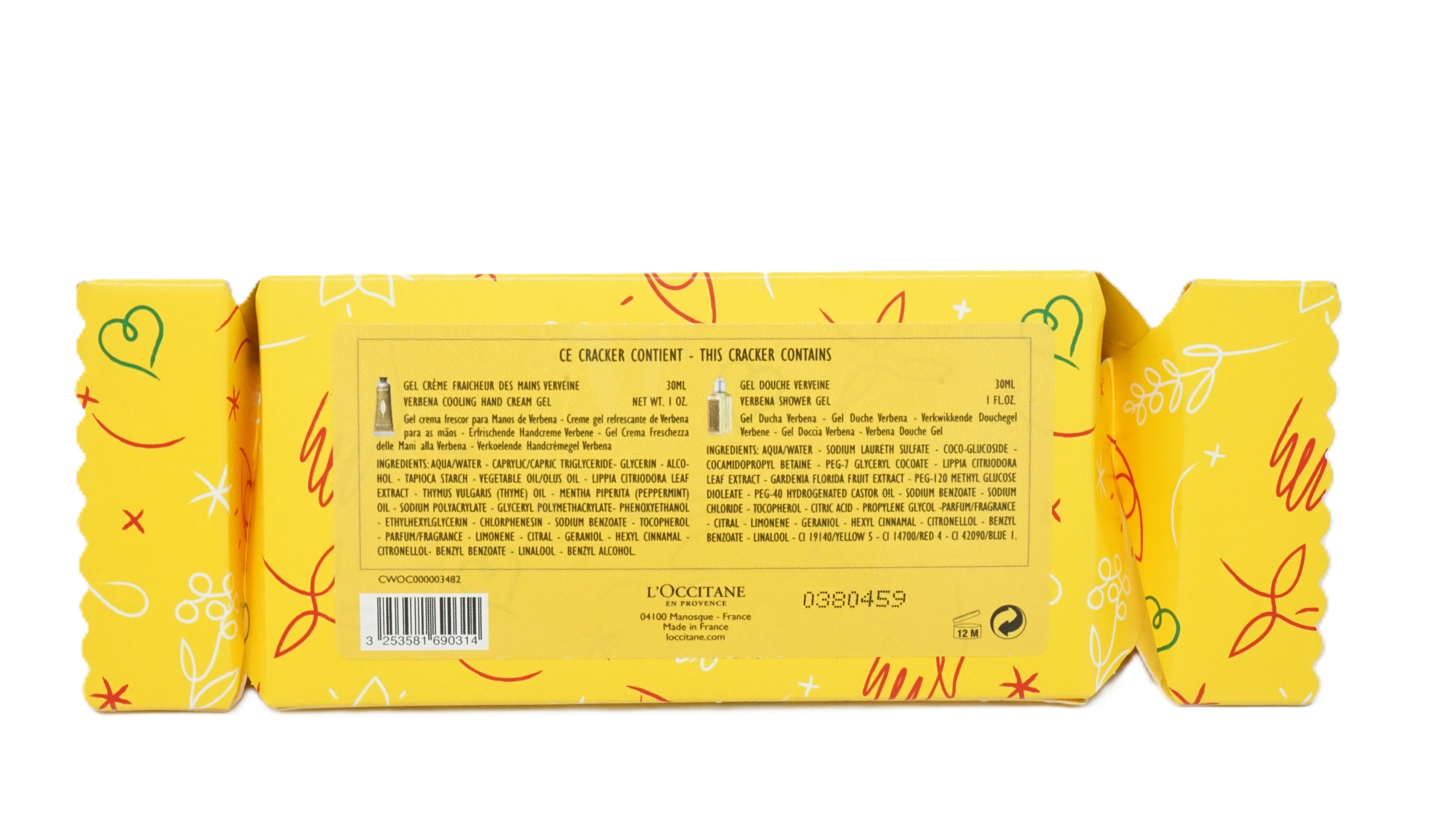 L'Occitane Verbena Cooling Hand Cream Gel 30ml + Verbena Shower Gel 30ml