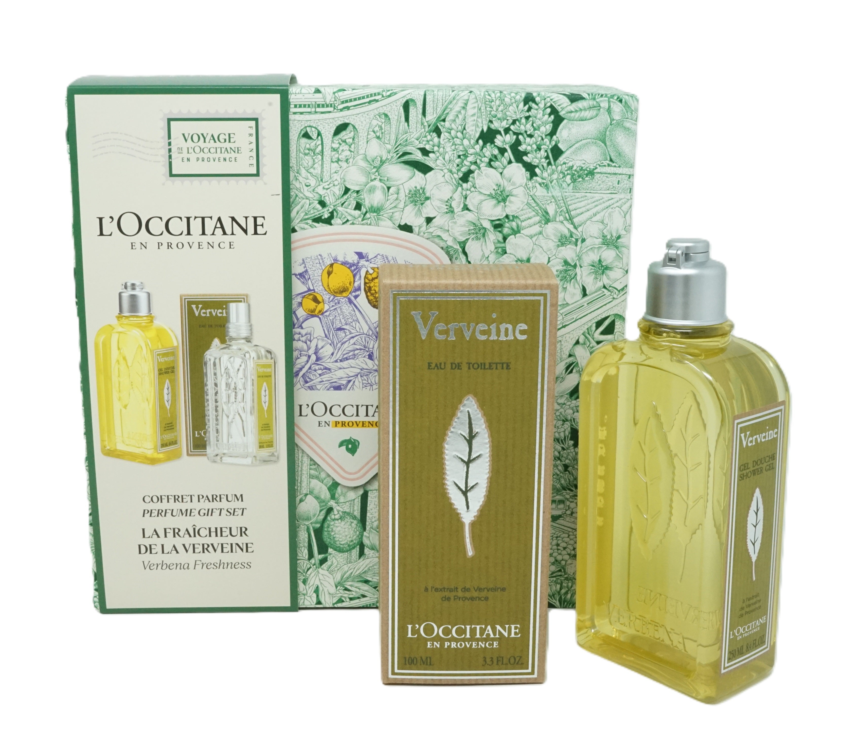 L'Occitane Gift Set Verbena Freshness Shower Gel 250ml + Eau de Toilette 100ml