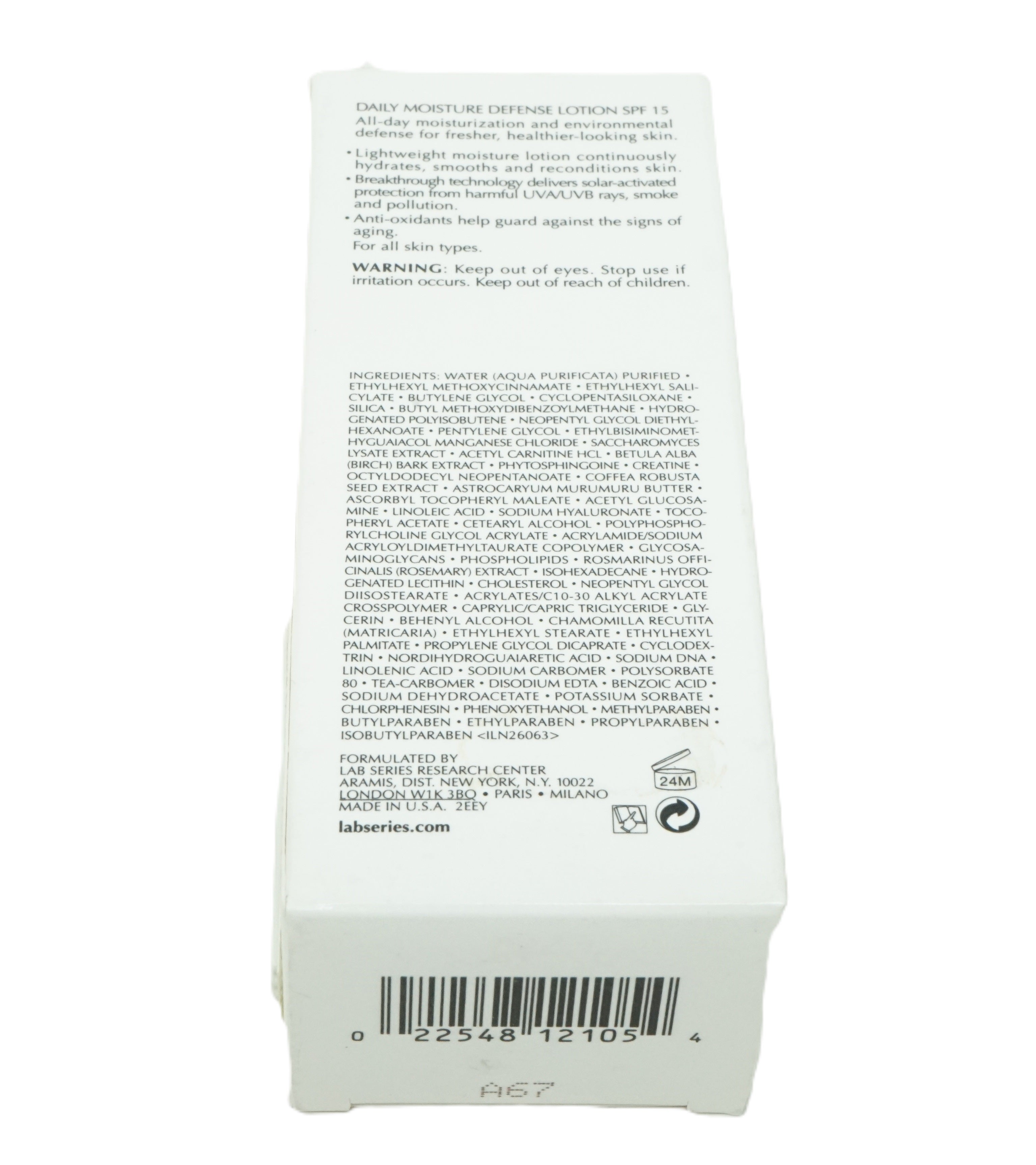 LAB Series  Daily Moisture Defense Lotion SPF 15 50ml