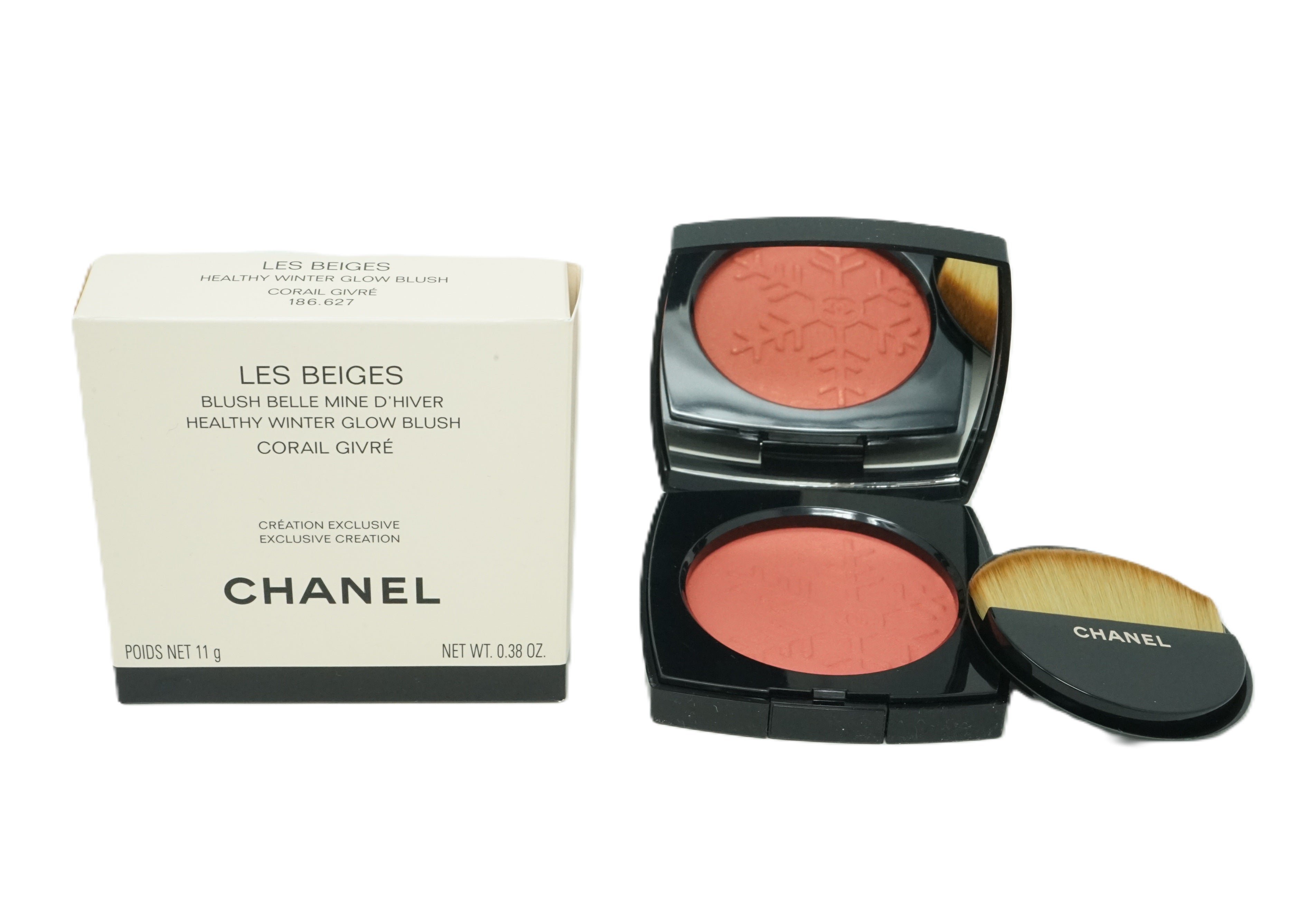 Chanel Les Beiges Healthy Winter Glow Blush 11g Creme-Puder 186.627 Corail Givré