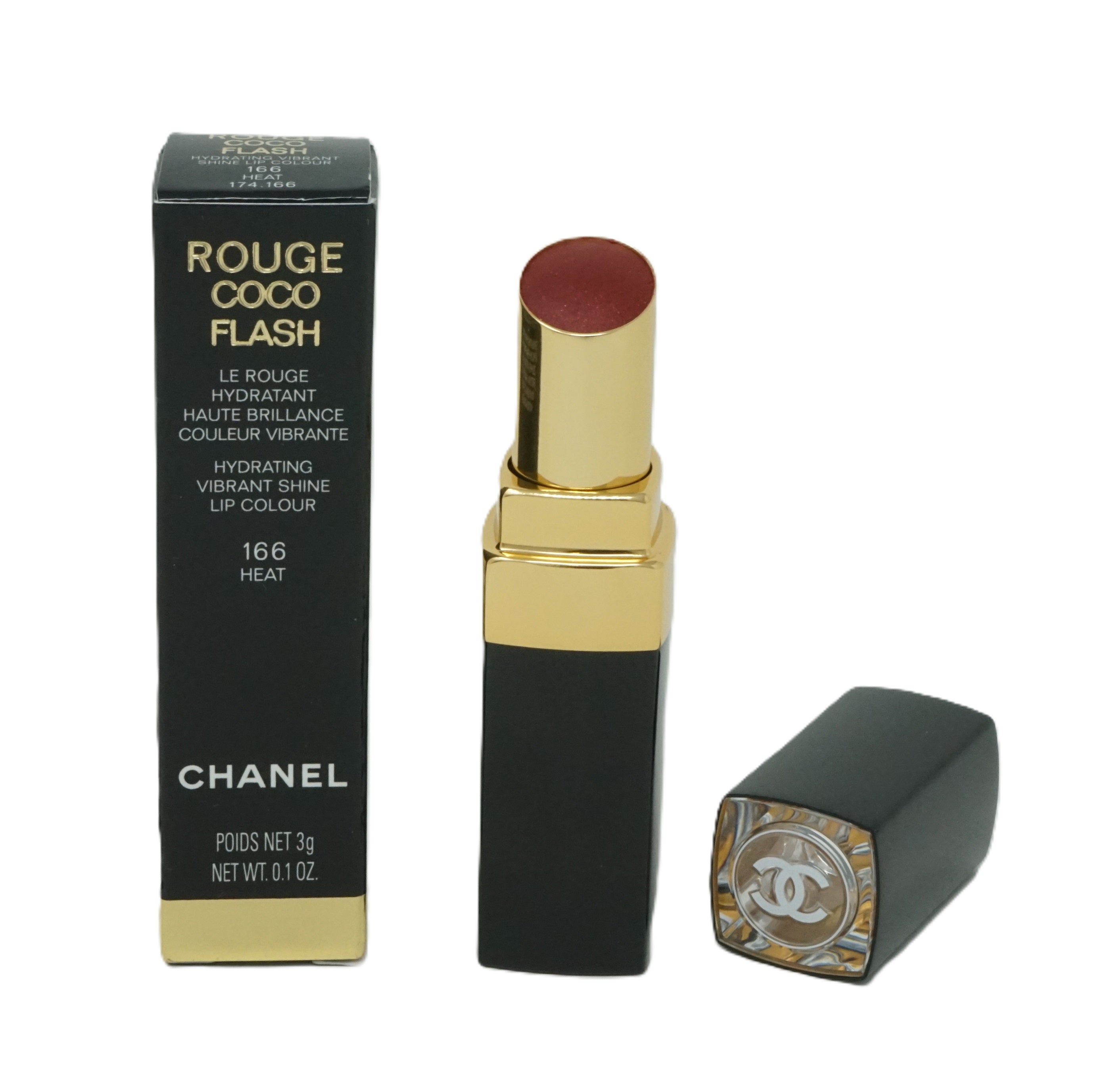 Chanel Rouge Coco Flash Lippenstift 3g Heat 166