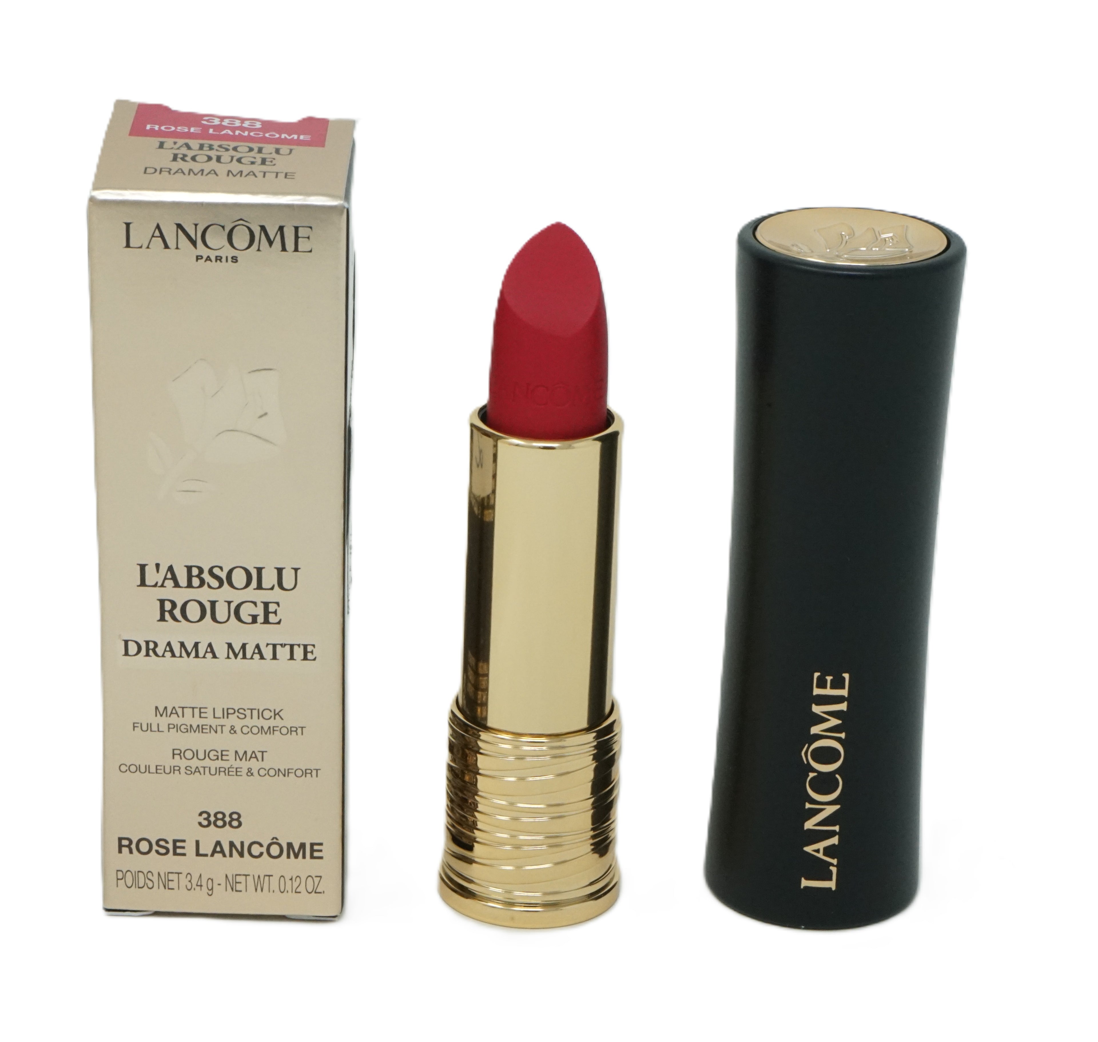 Lancome L'Absolu Rouge Drama Matte Lippenstift 3,4g Rose Lancome 388