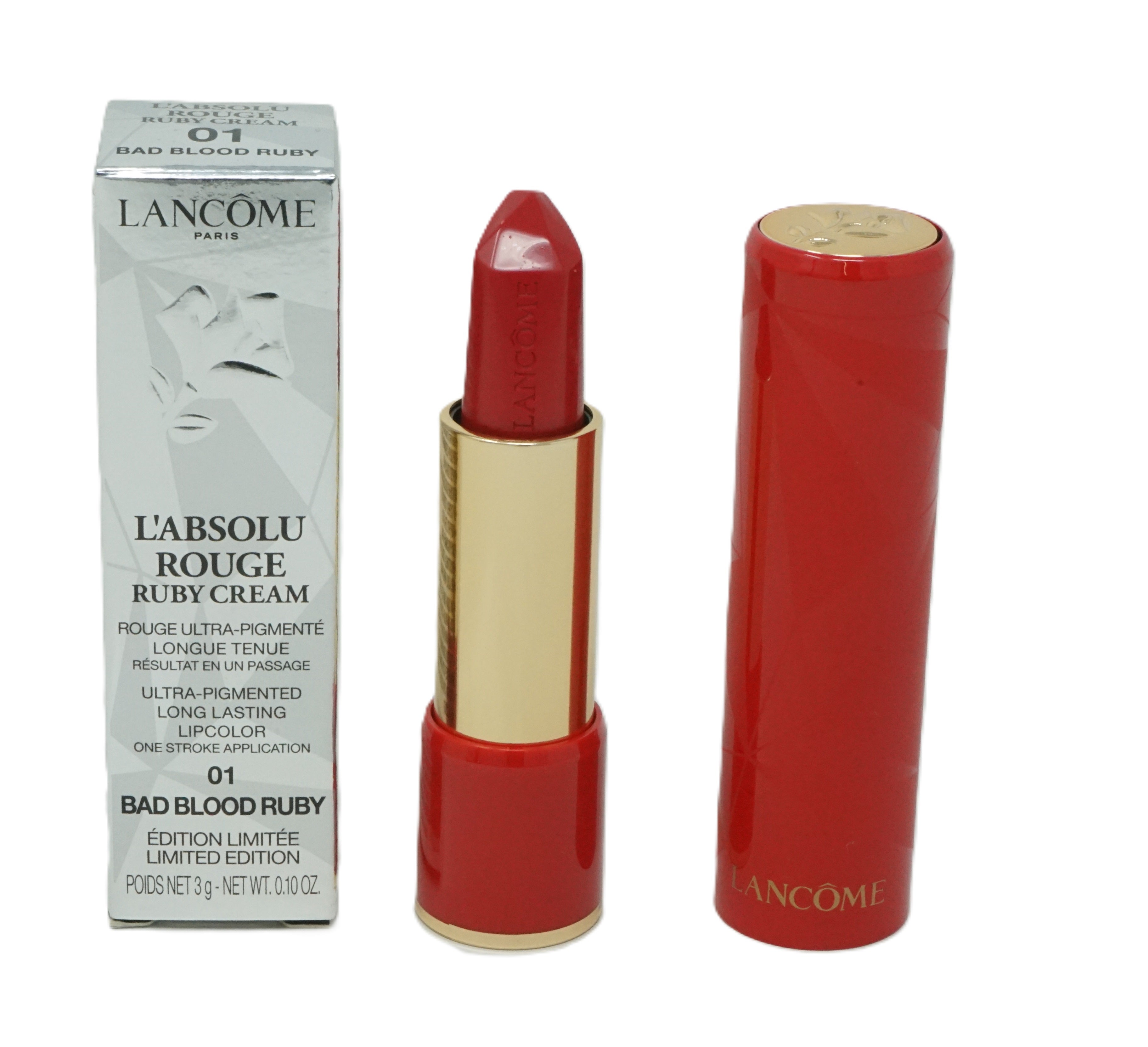 Lancome L'Absolu Rouge Ruby Cream Lippenstift 3g Bad Blood Ruby 01