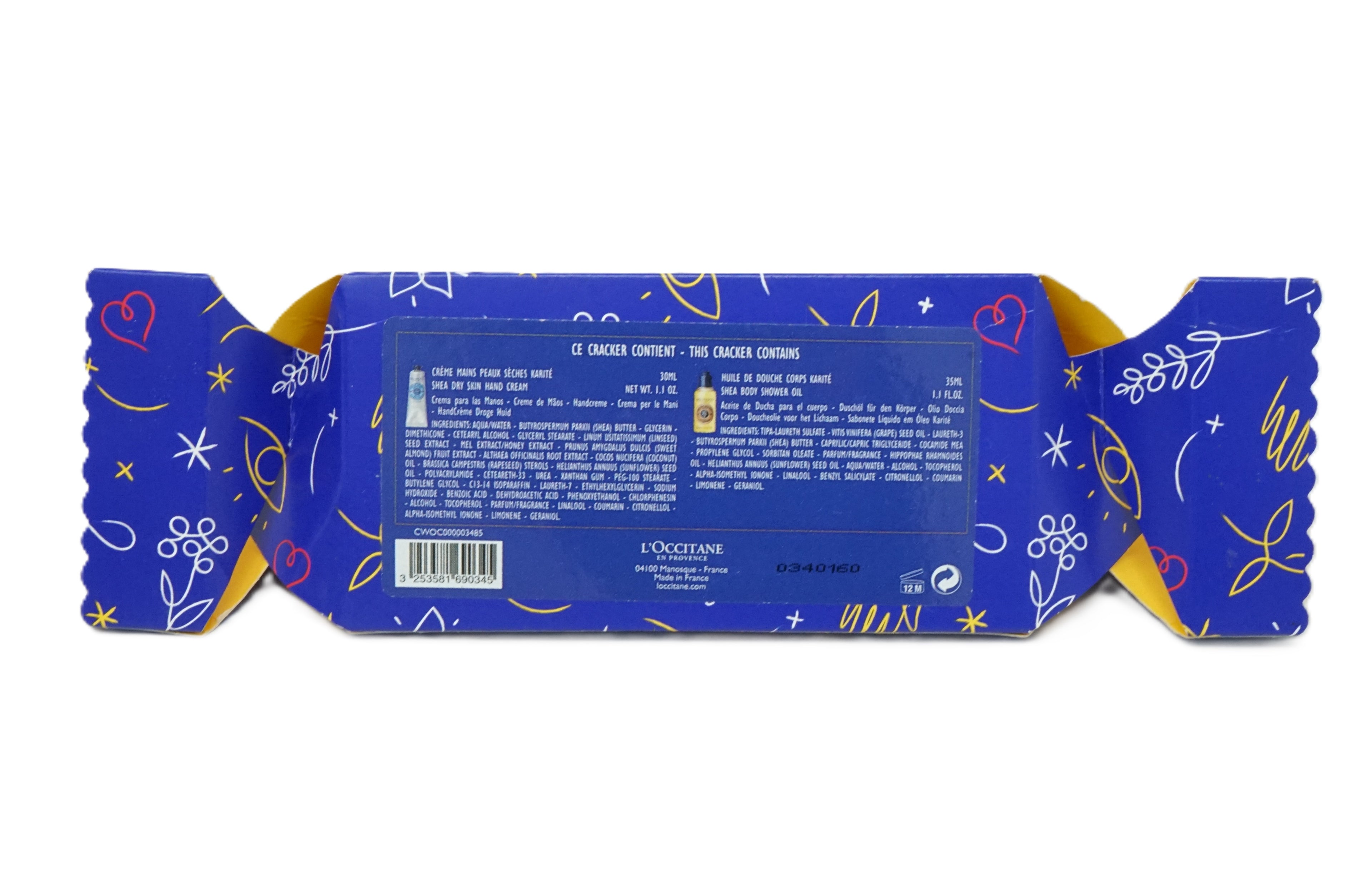 L'Occitane  Contains Shea dry Hand Cream 30ml + Shea Body Shower oil 35ml