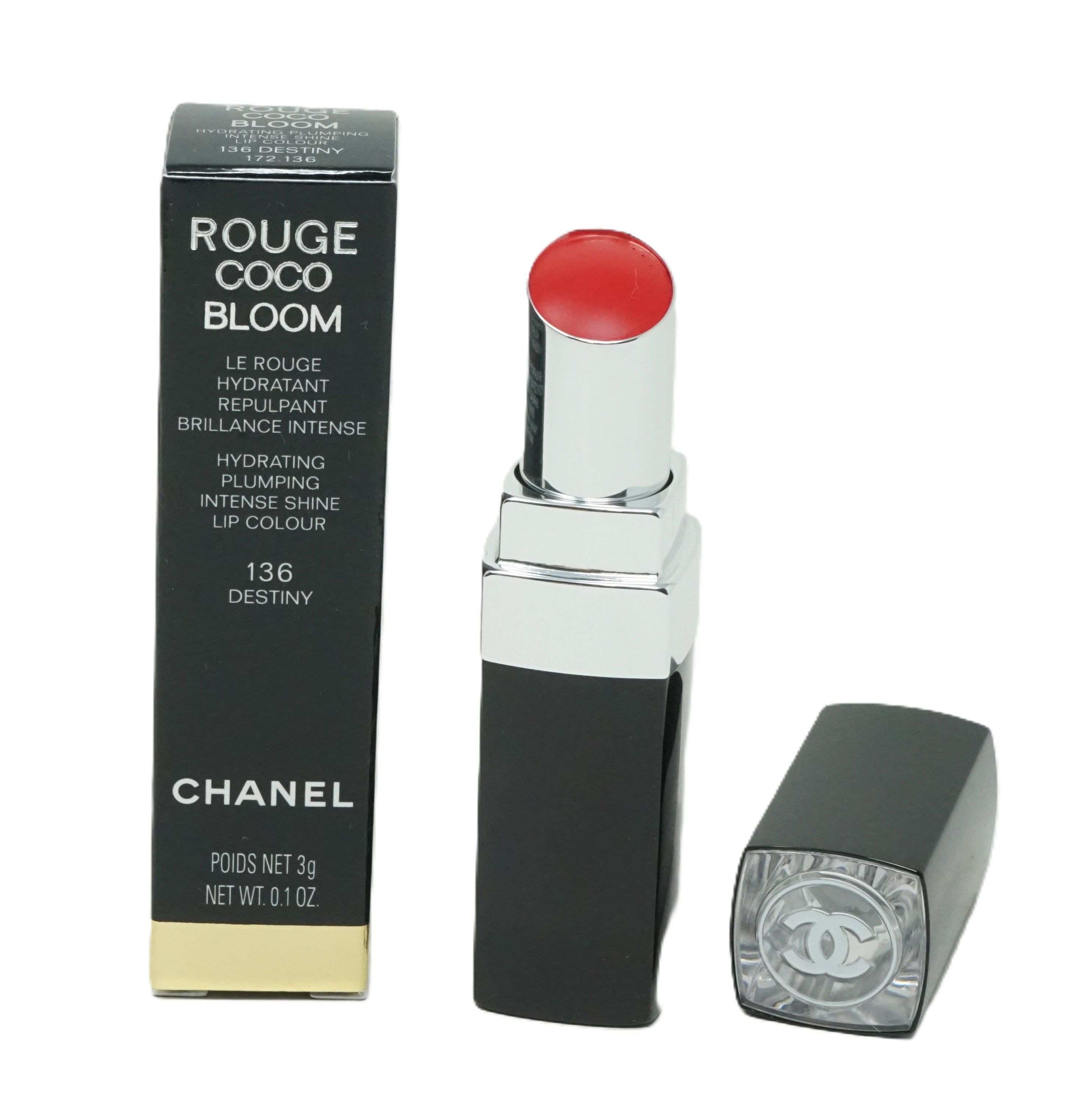 Chanel Rouge Coco Bloom Lippenstift 136 Destiny 3g