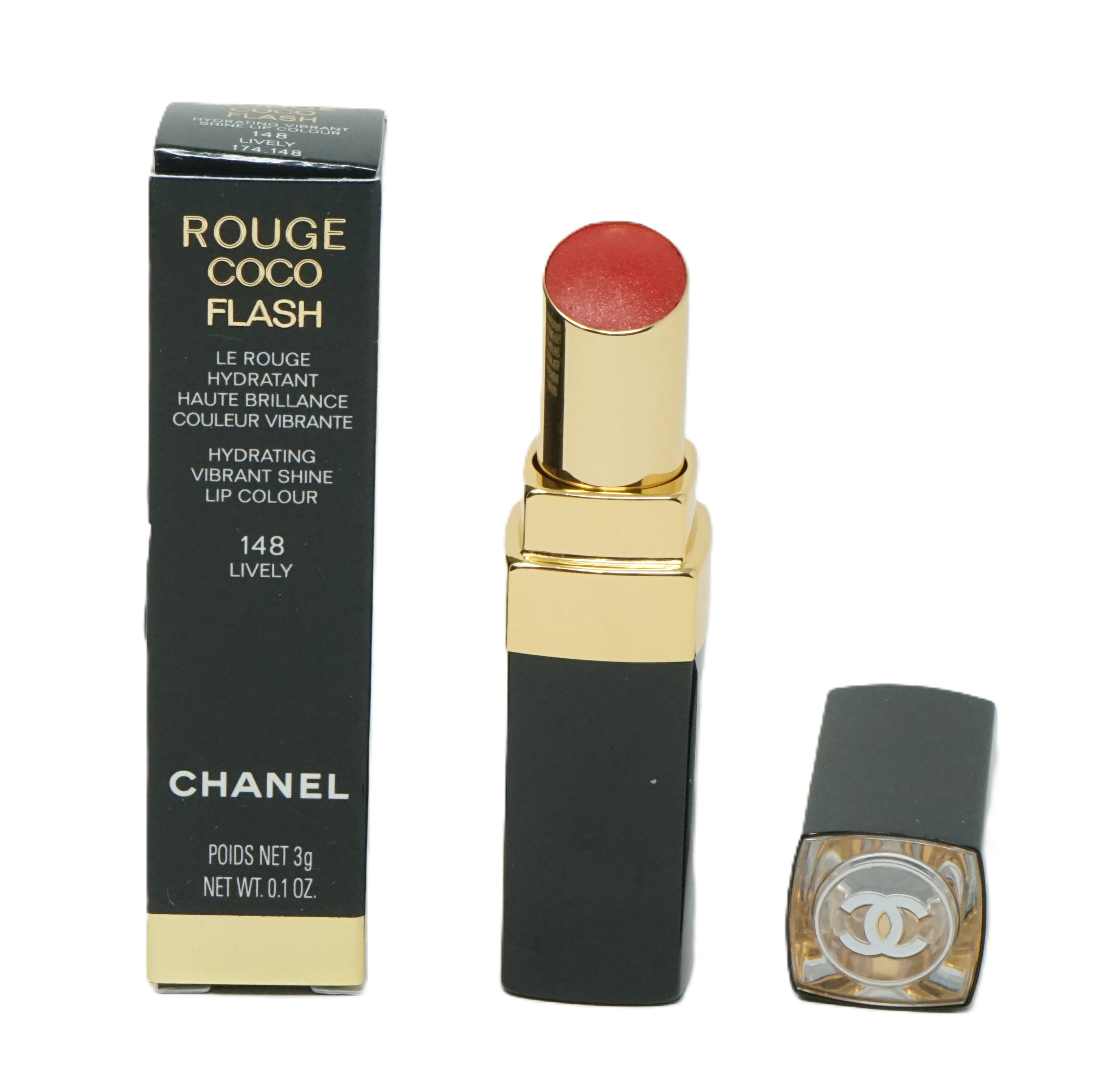 Chanel Rouge Coco Shine Lippenstift 148 Lively 3g