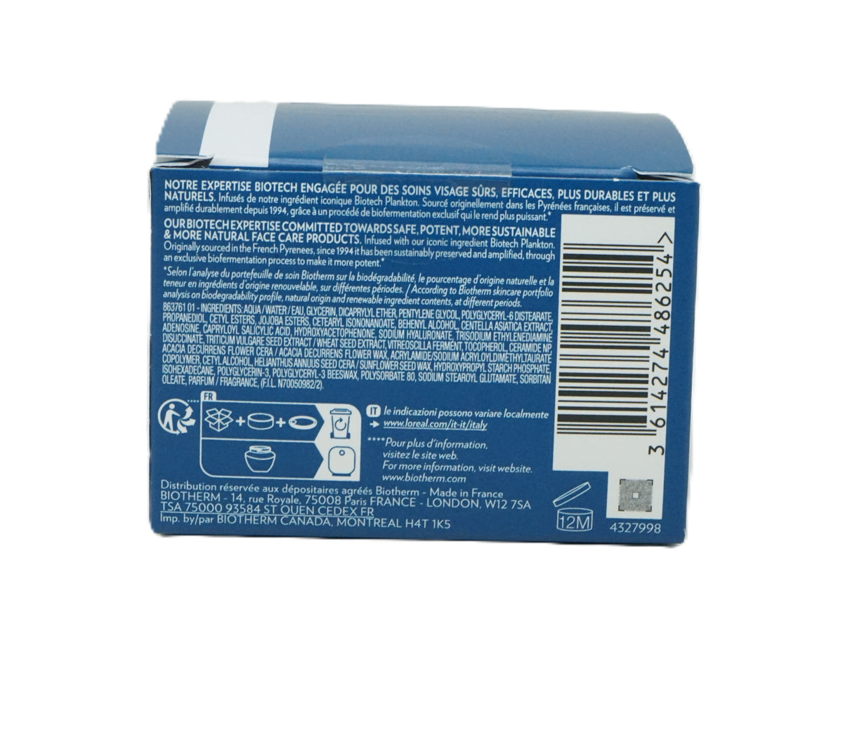 Biotherm Aquasource Hydra Barrier Cream 30 ml