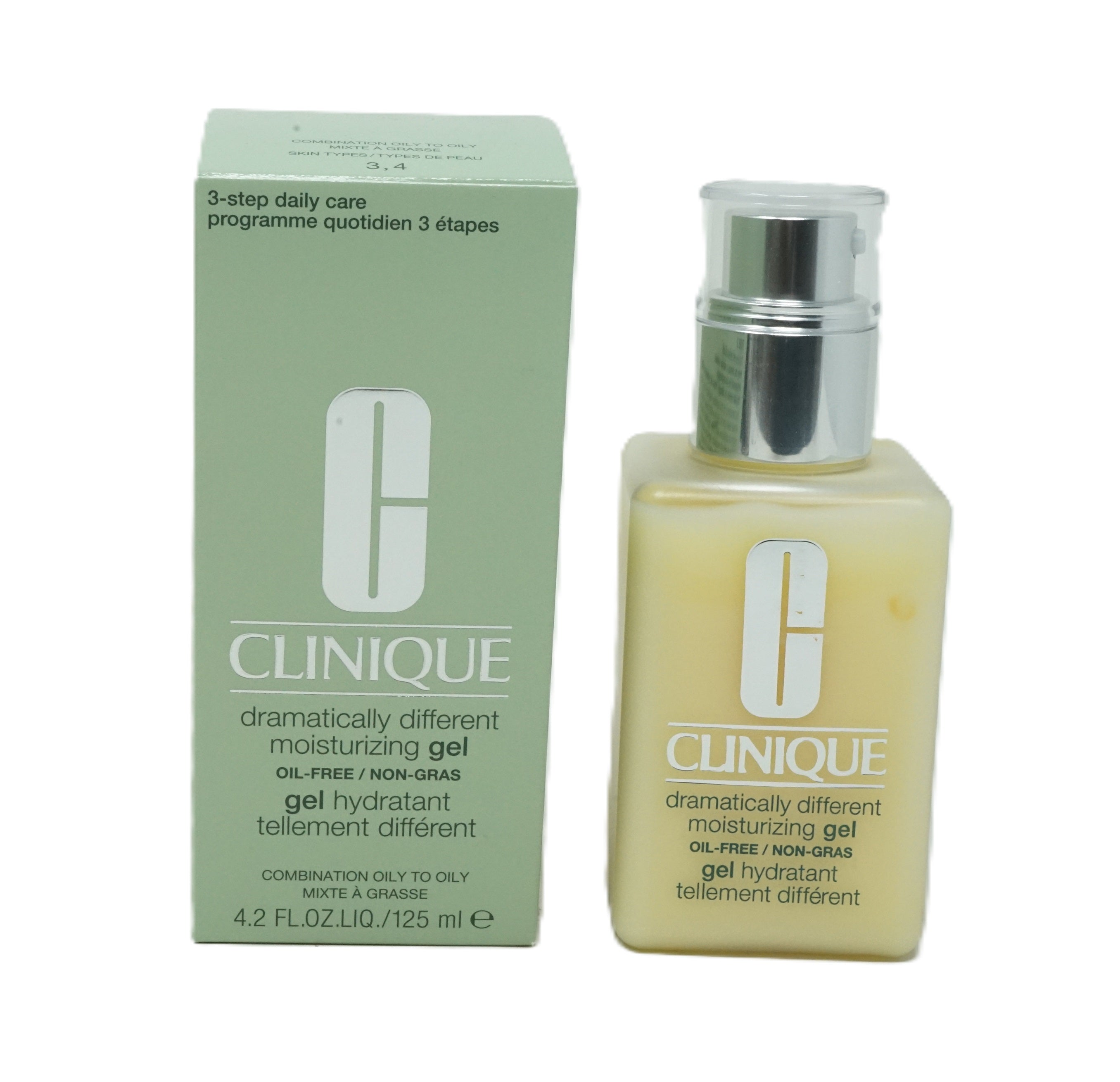 Clinique dramatically different moisturizing gel oil-free gel hydrant hauttypen 3,4 125ml