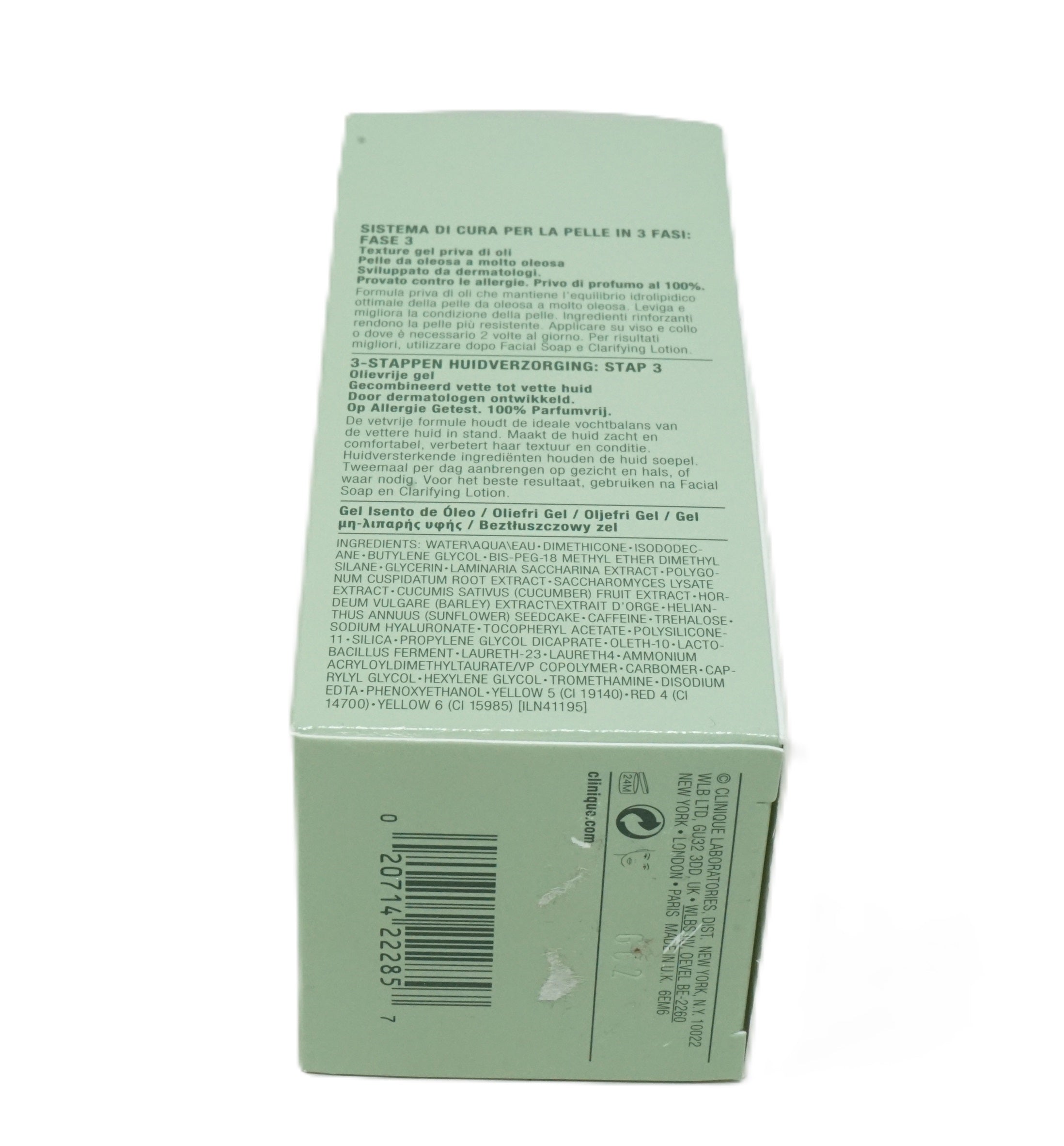 Clinique dramatically different moisturizing gel oil-free gel hydrant hauttypen 3,4 125ml