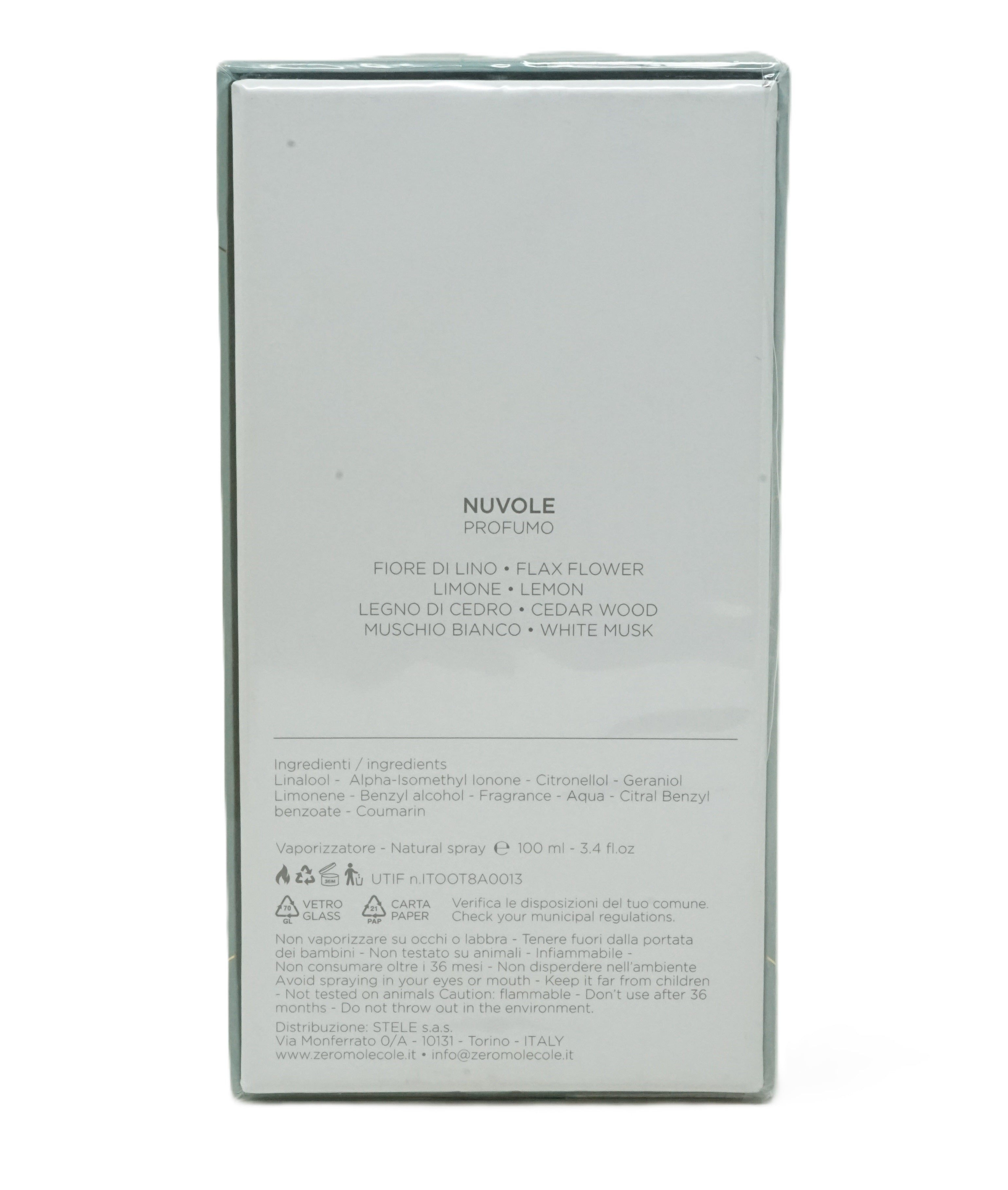 Zeromolecole Nuvole Eau de Toilette 100 ml