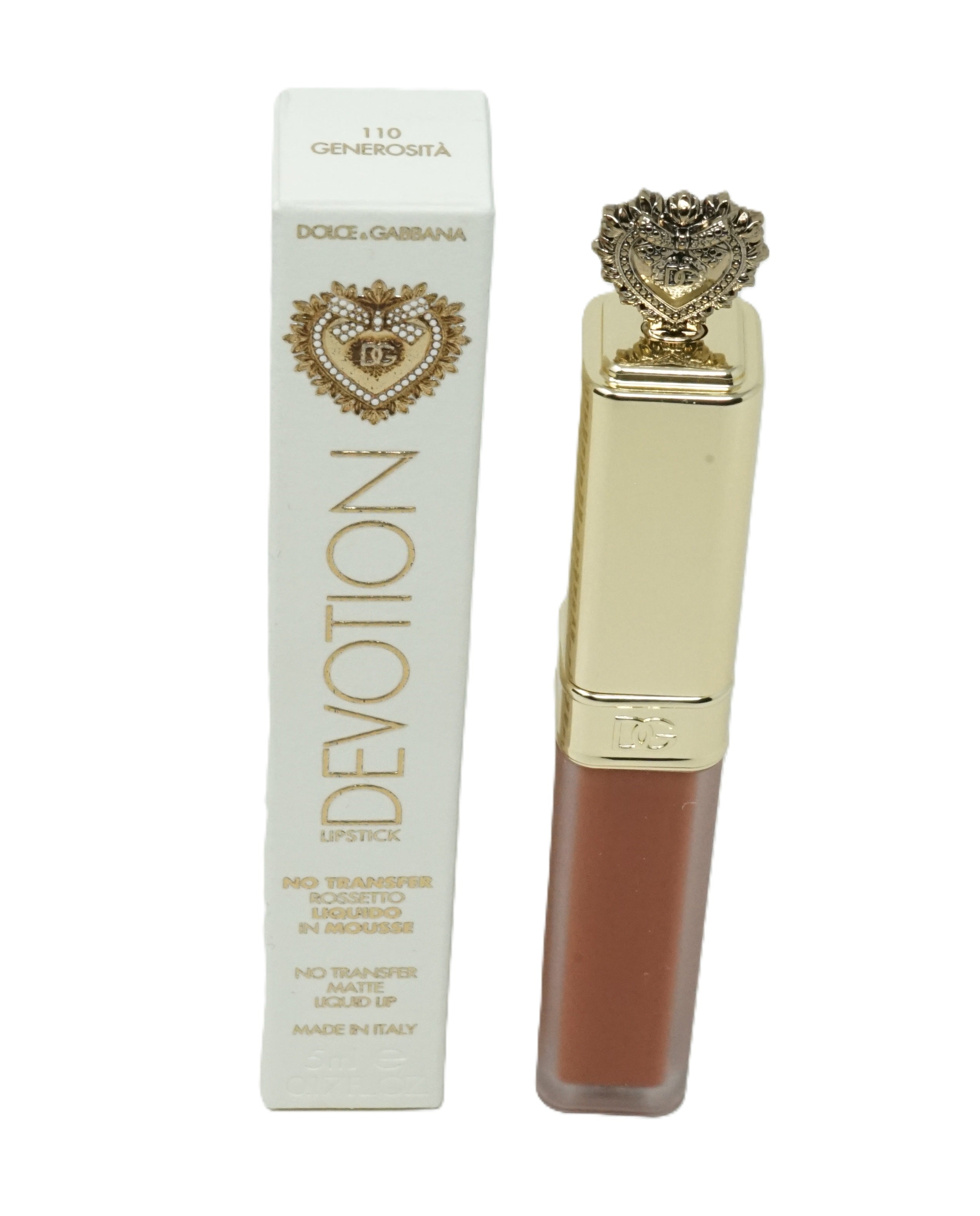 Dolce & Gabbana Devotion Liquid Lipstick In Mousse 110 Generosita 5ml