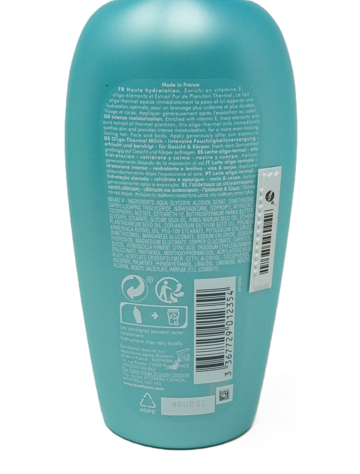 Biotherm Sun After Oligo-Thermal Körpermilch 400 ml