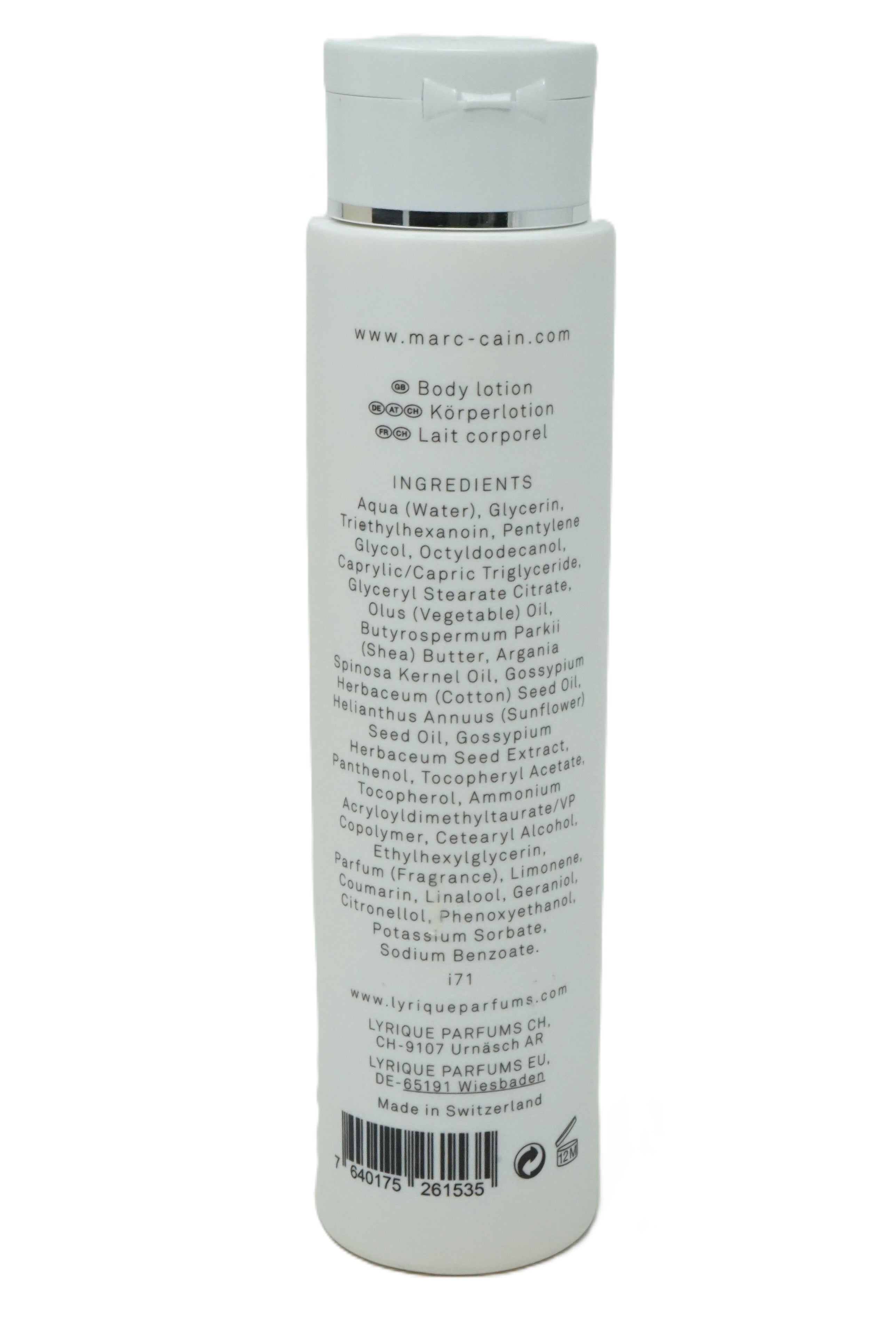 Lyrique Marccain Mysteriously No.1 Body Lotion 200ml